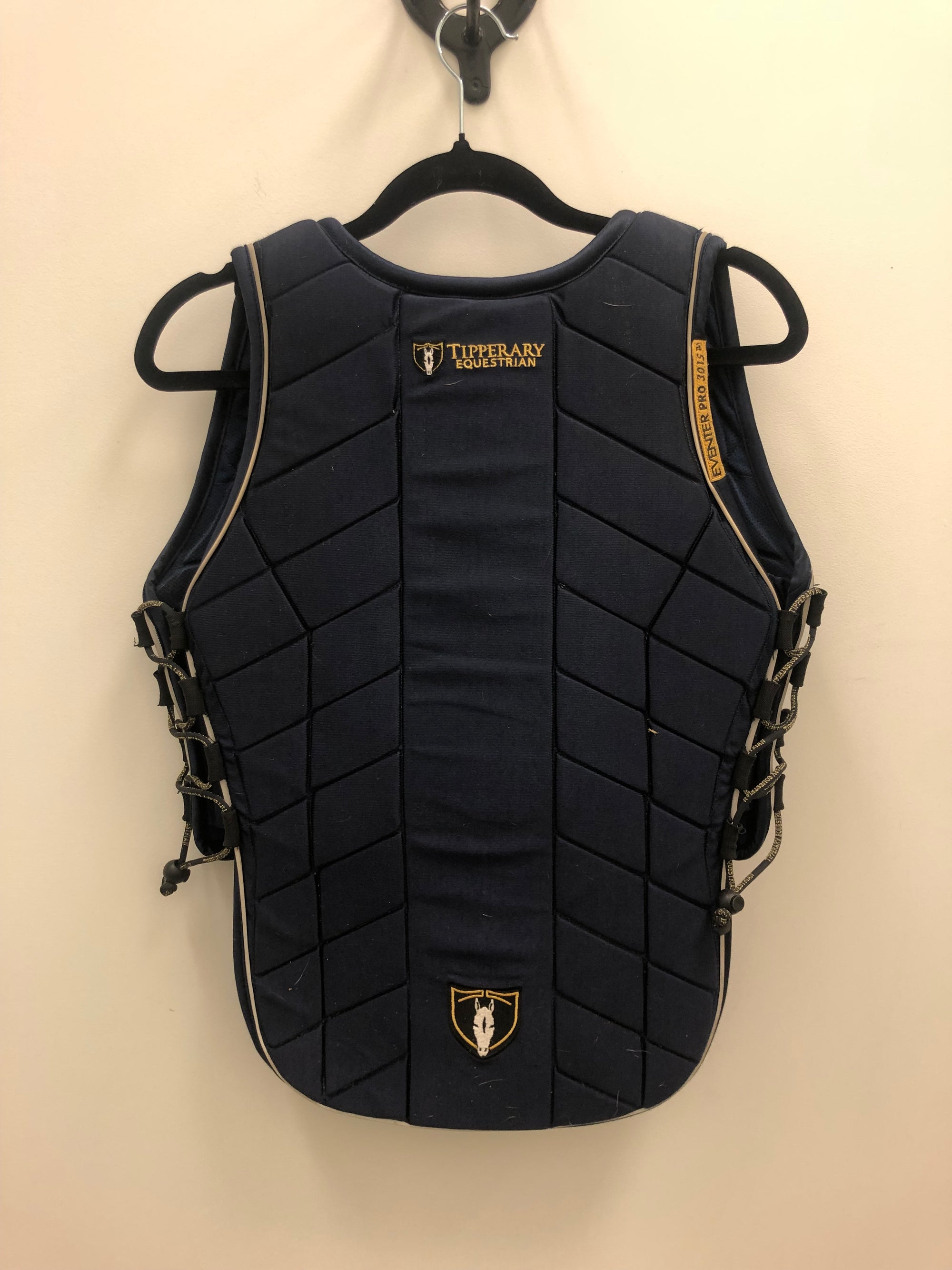 Fine Used Tipperary Equestrian Navy Eventer Pro 3015 Vest - XS/34