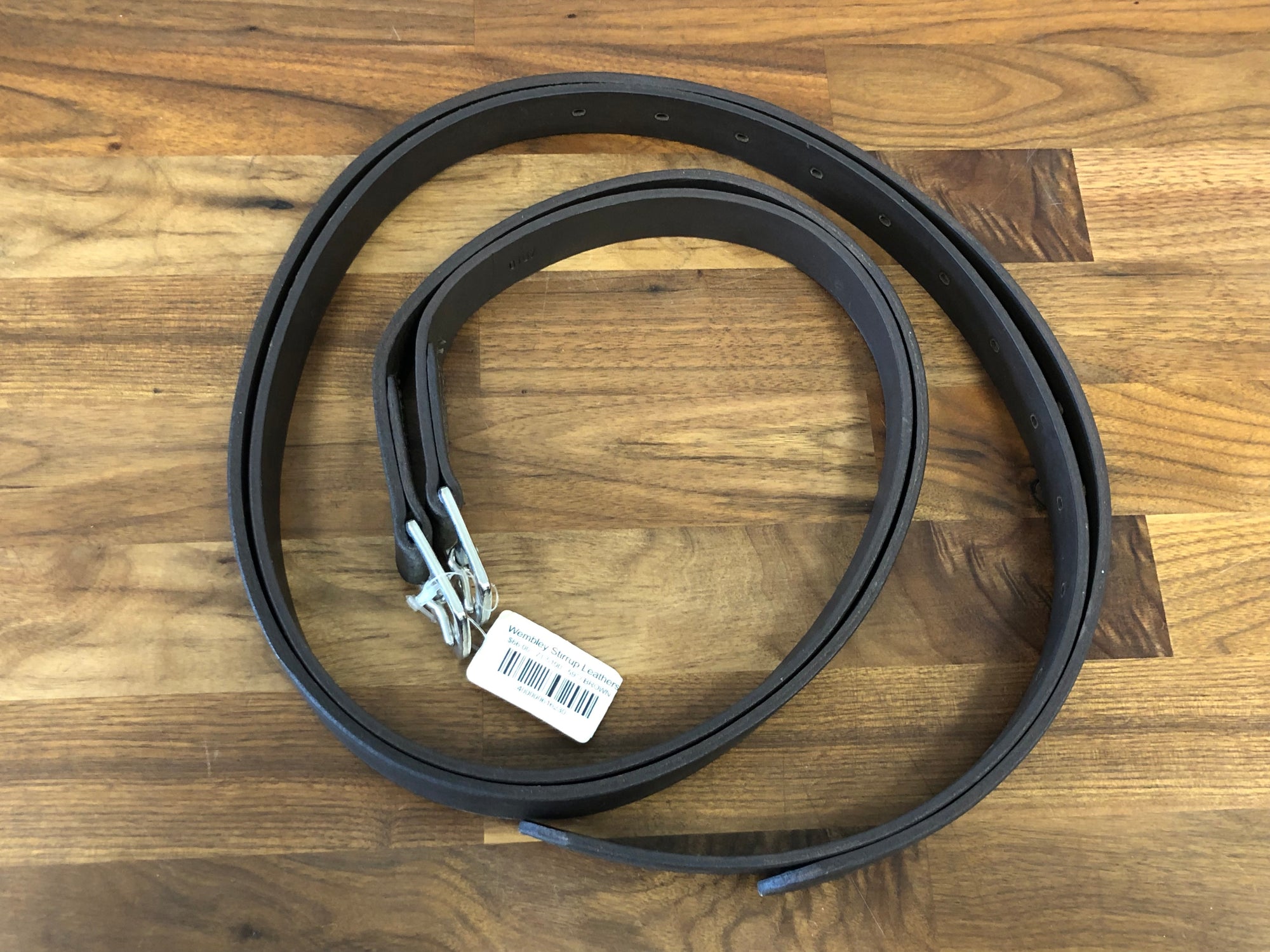 NWT Wembley Brown Stirrup Leathers 59”