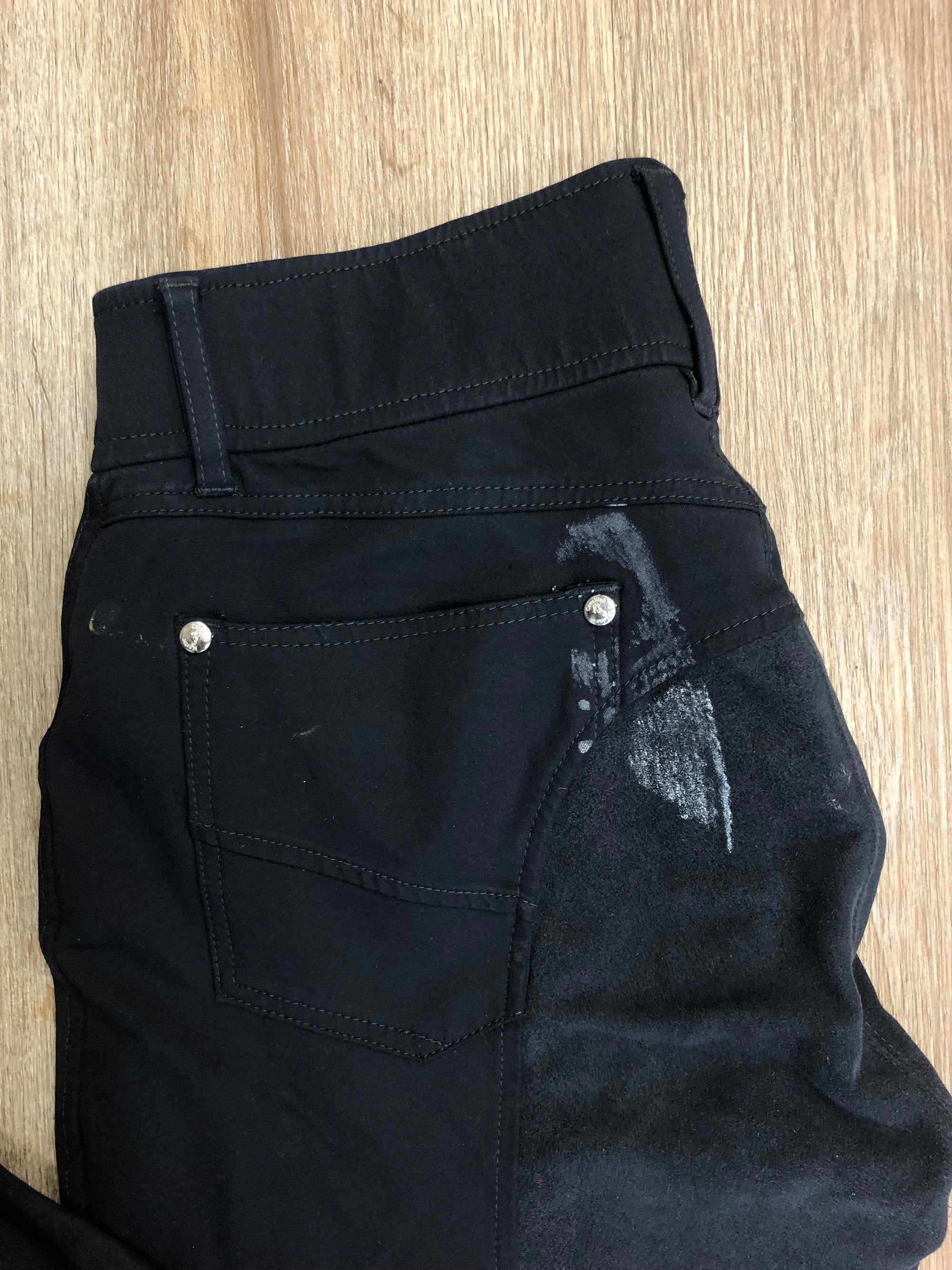 Fine Used Cavallino Marino Full Seat Breeches 30