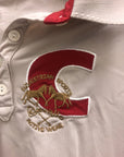 Cavallo Long Sleeve Polo Beige & Red - 10