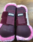 Roma Pink Tendon Boots - Lrg