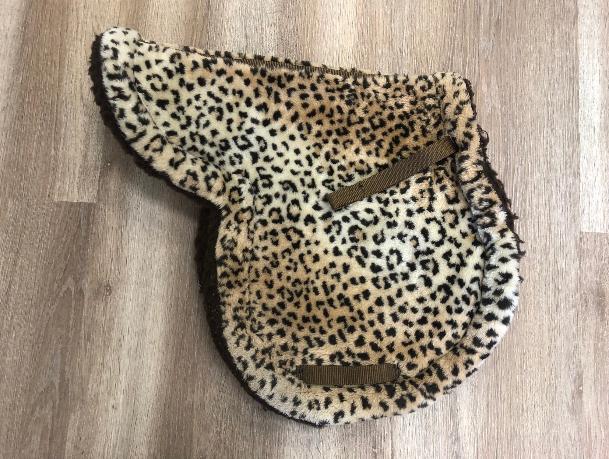 Leopard Print Shaped Pad - Fuzzy/Full