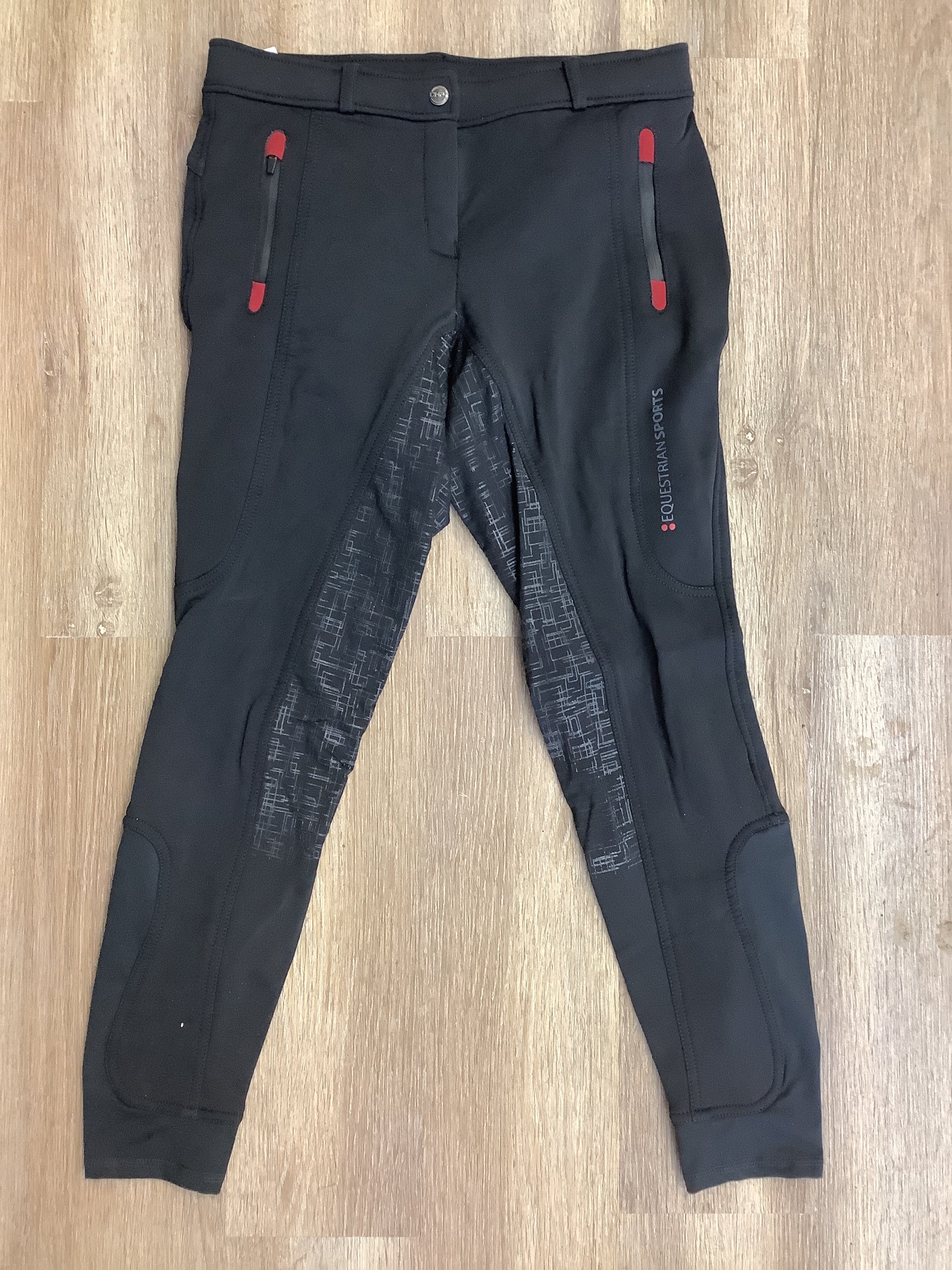 Fine Used QHP Softshell winter Breeches, M/L UK 12 - Horse & Hound Tack Shop 