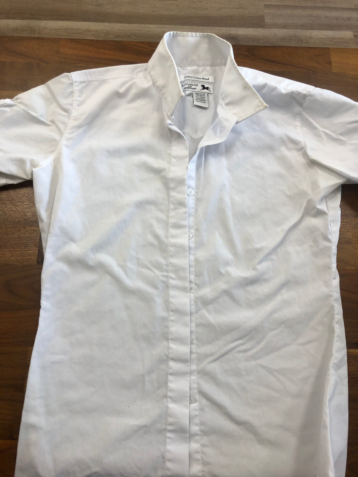 Kids RJ Classic White Button Up Show Shirt
