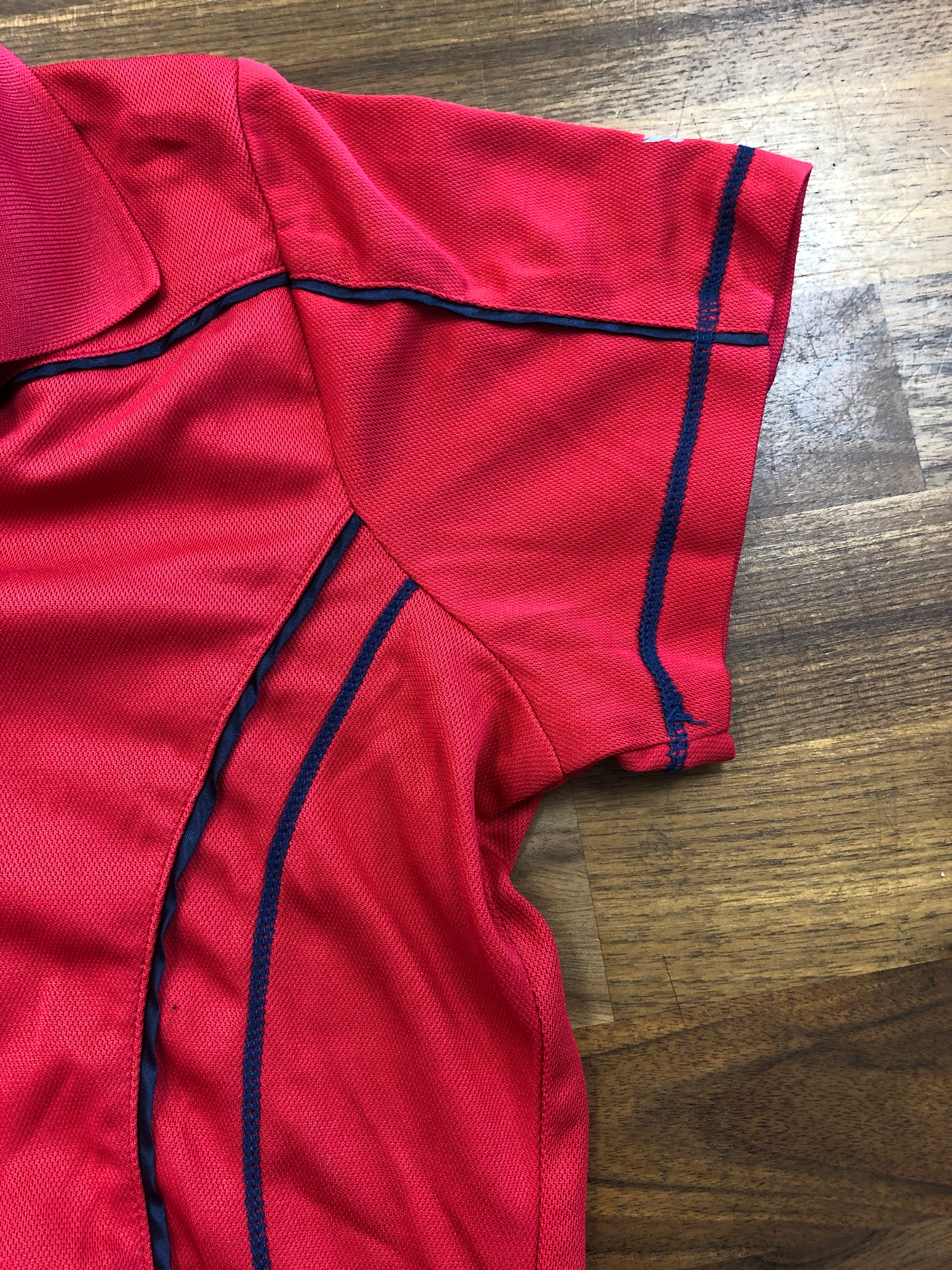 Tempo Red Short Sleeve Polo - S