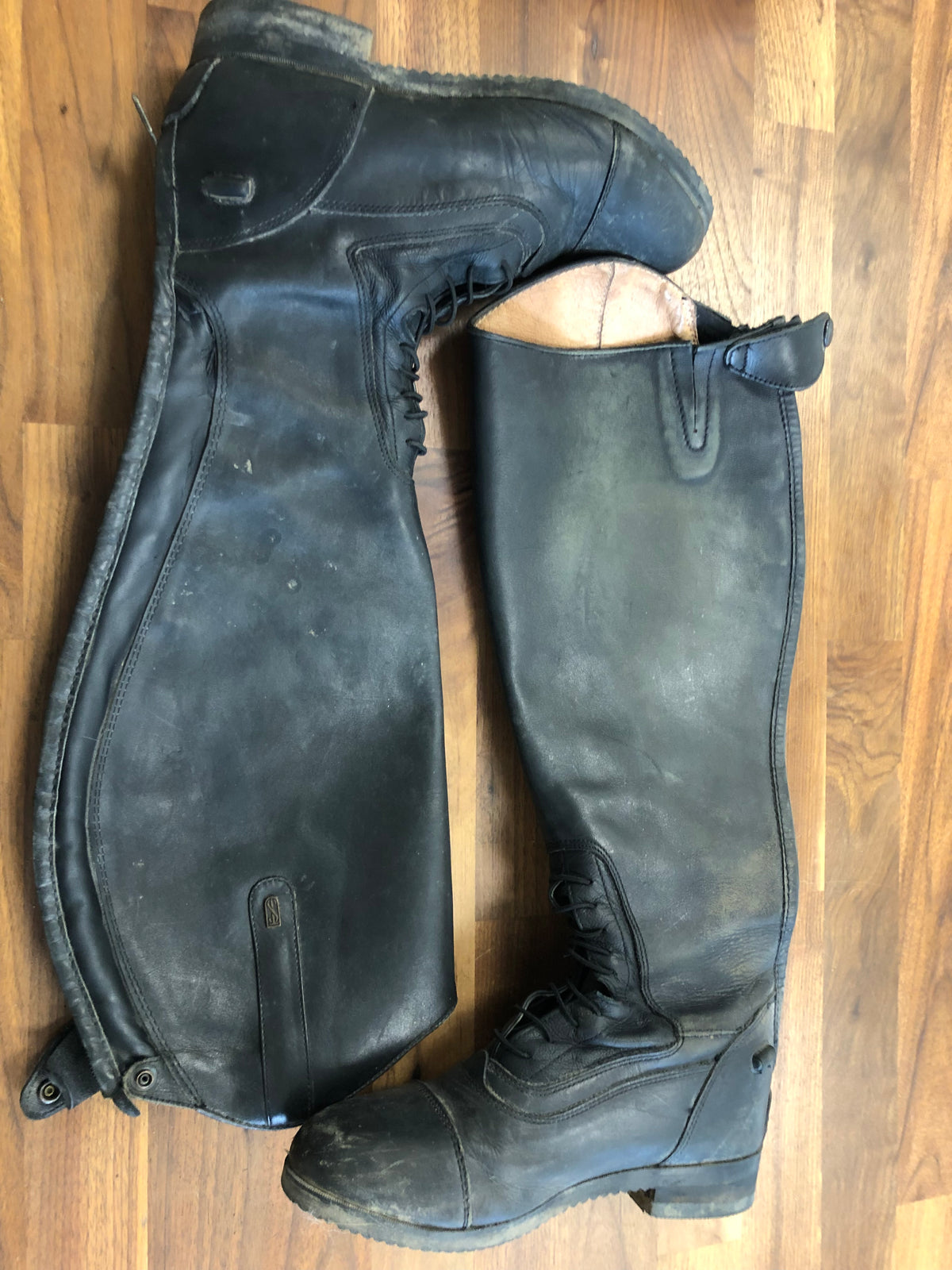 Fine Used Treadstep Tall Boots 7.5 Full
