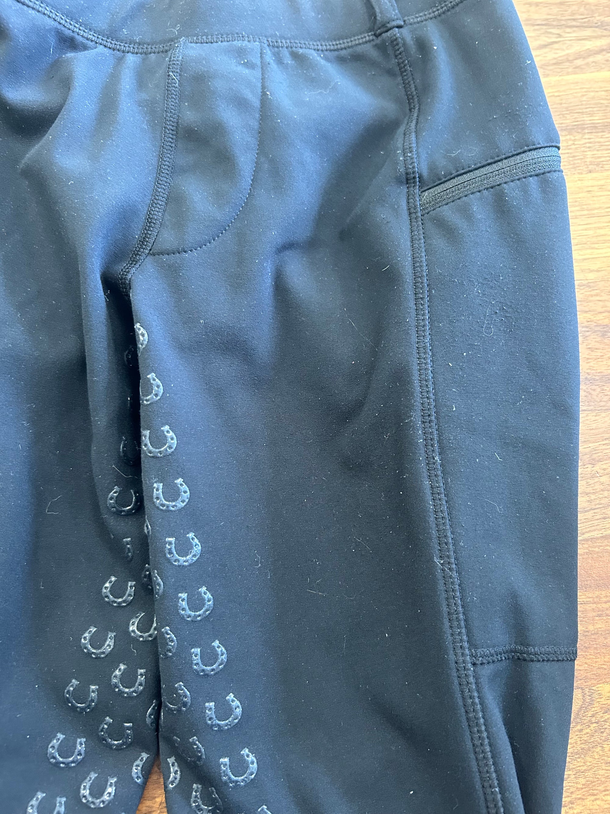 Kids Fitsu Black Silicone FS Breech - Horse & Hound Tack Shop 