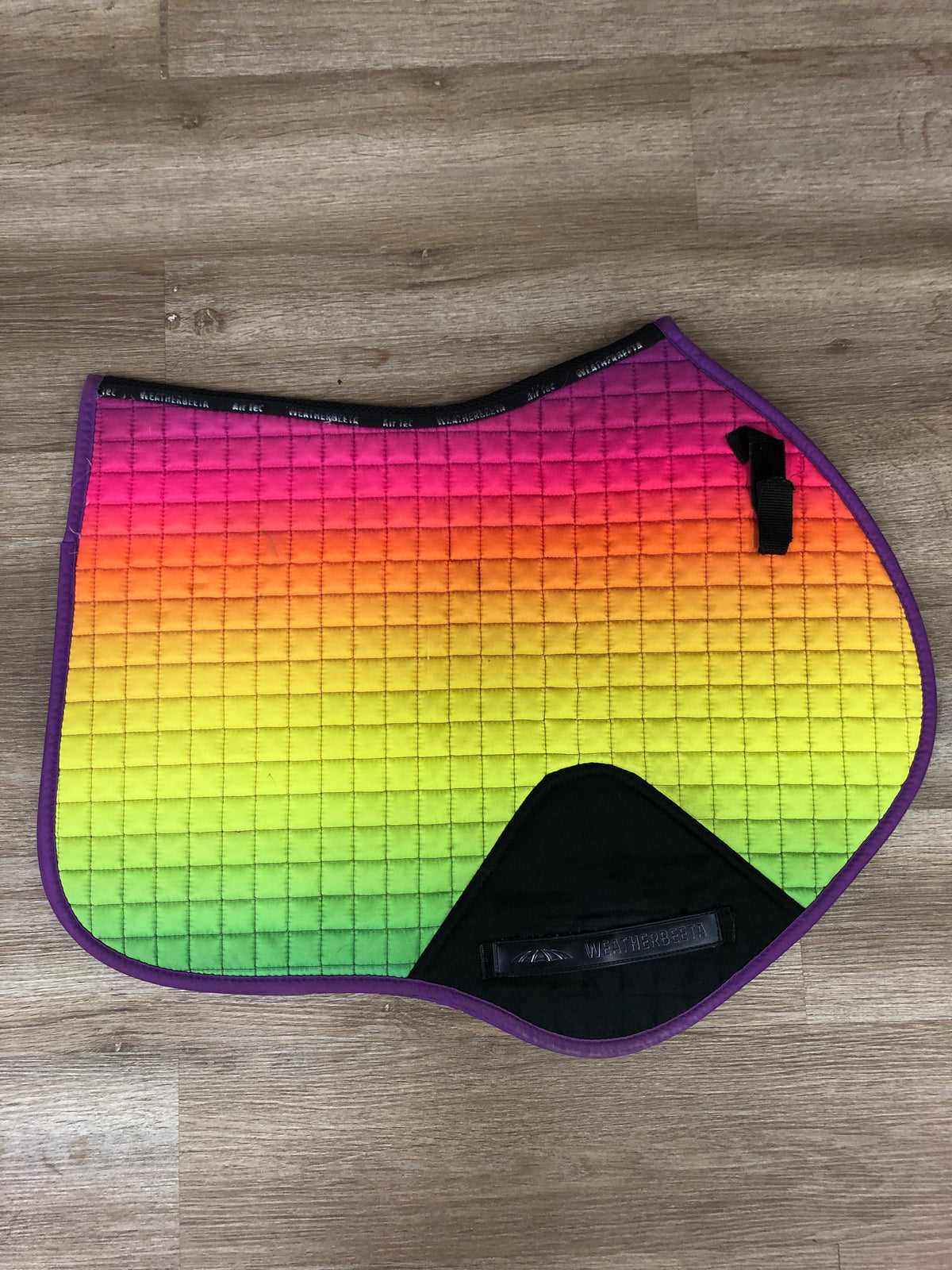 Rainbow Saddle Pad, Brushing Boots, &amp; Bat (sold together or separately) - Horse &amp; Hound Tack Shop 