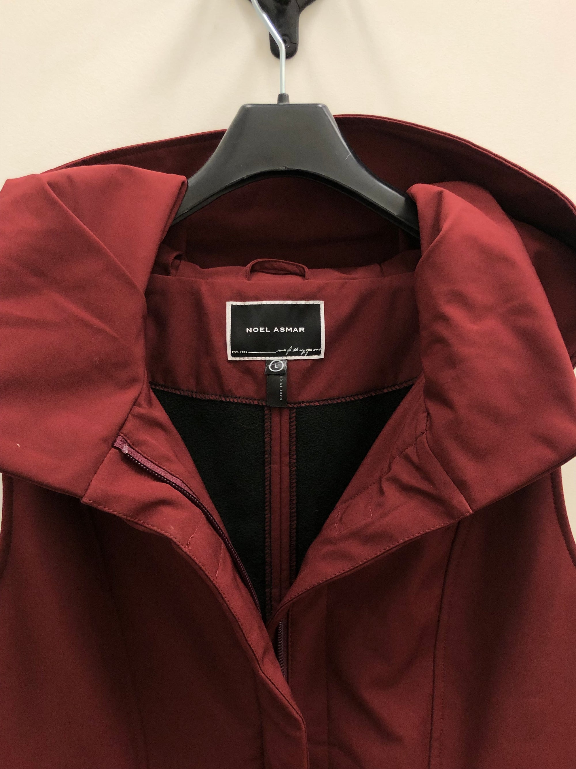 Noel Asmar Soft Shell Spruce Meadows Vest Burgundy - L