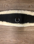 Mondega Fuzzy Leather Girth Dark Brown/Natural - 50”