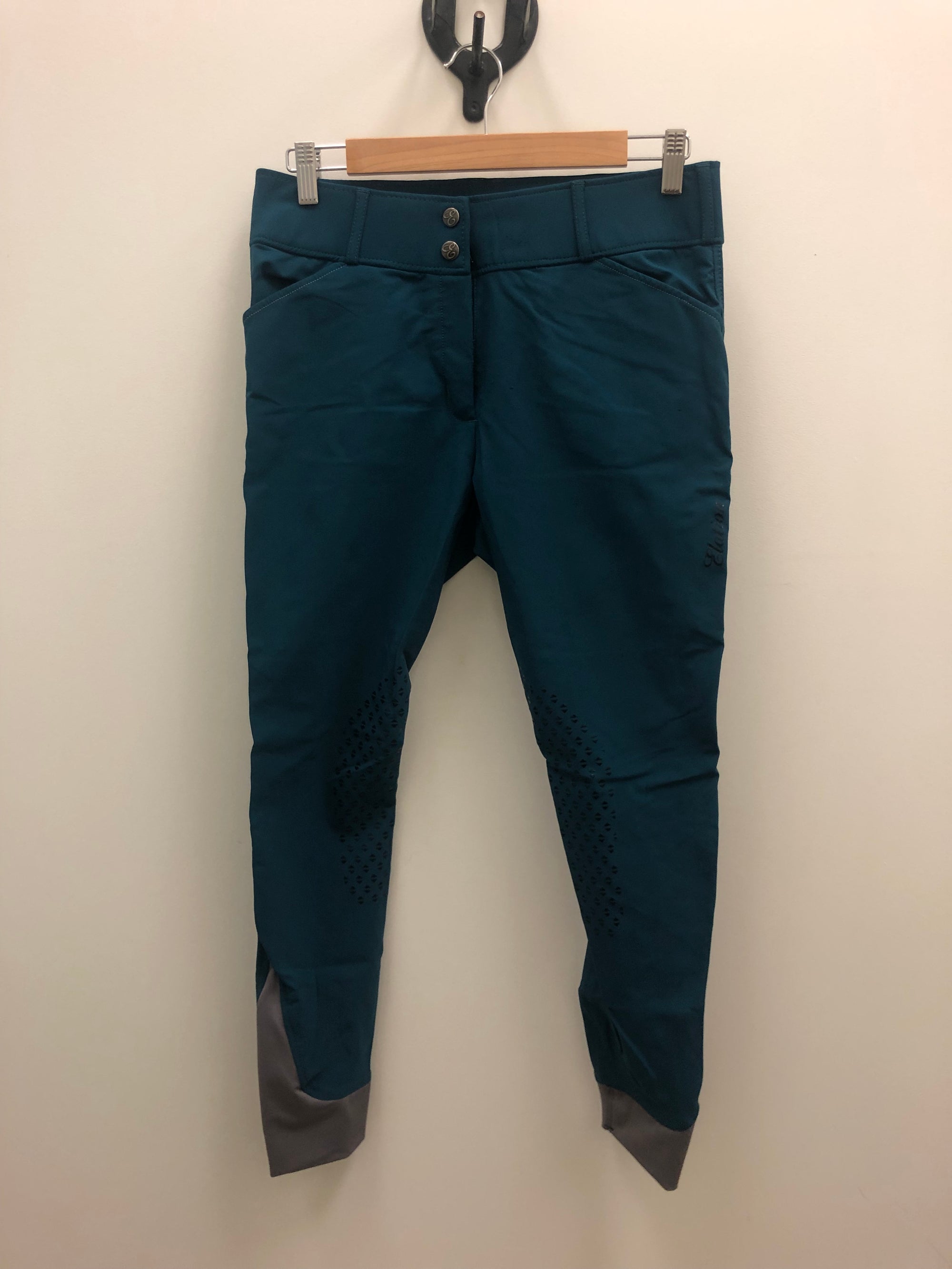 Elation Platinum Teal/Emerald Green Silicone KP Breech - 30R