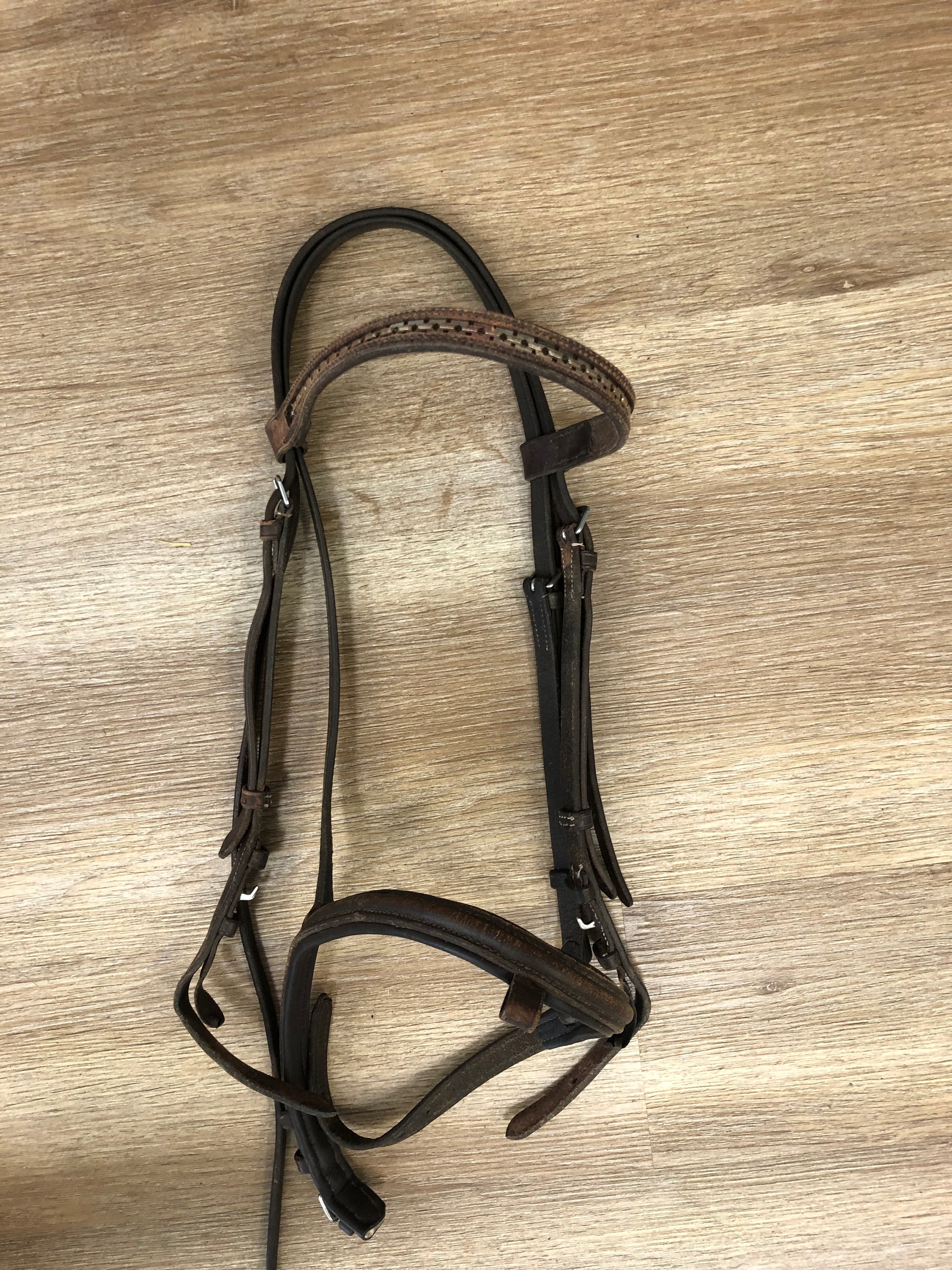 Brown Bridle w/ Silver Browband