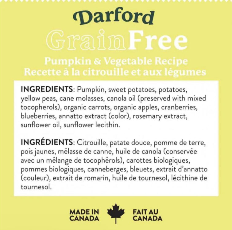 Darford Grain Free Oven Baked Treats - Pumpkin & Vegetable - Horse & Hound Tack Shop 