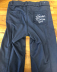 Fouganza Decathlon Accessy Warm Navy Breeches - Kids 10