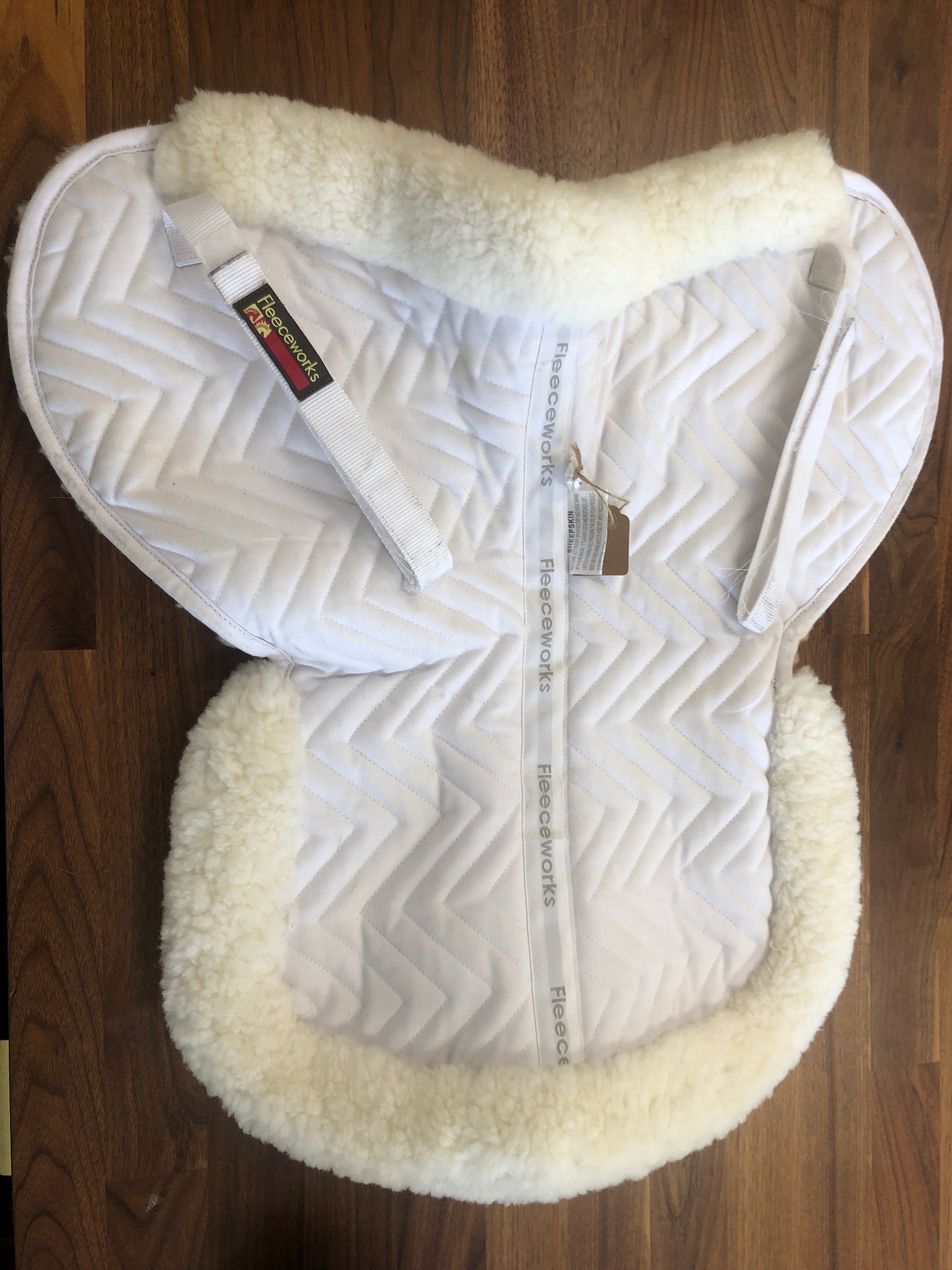 Fine Used Fleeceworks Sheepskin Half Pad