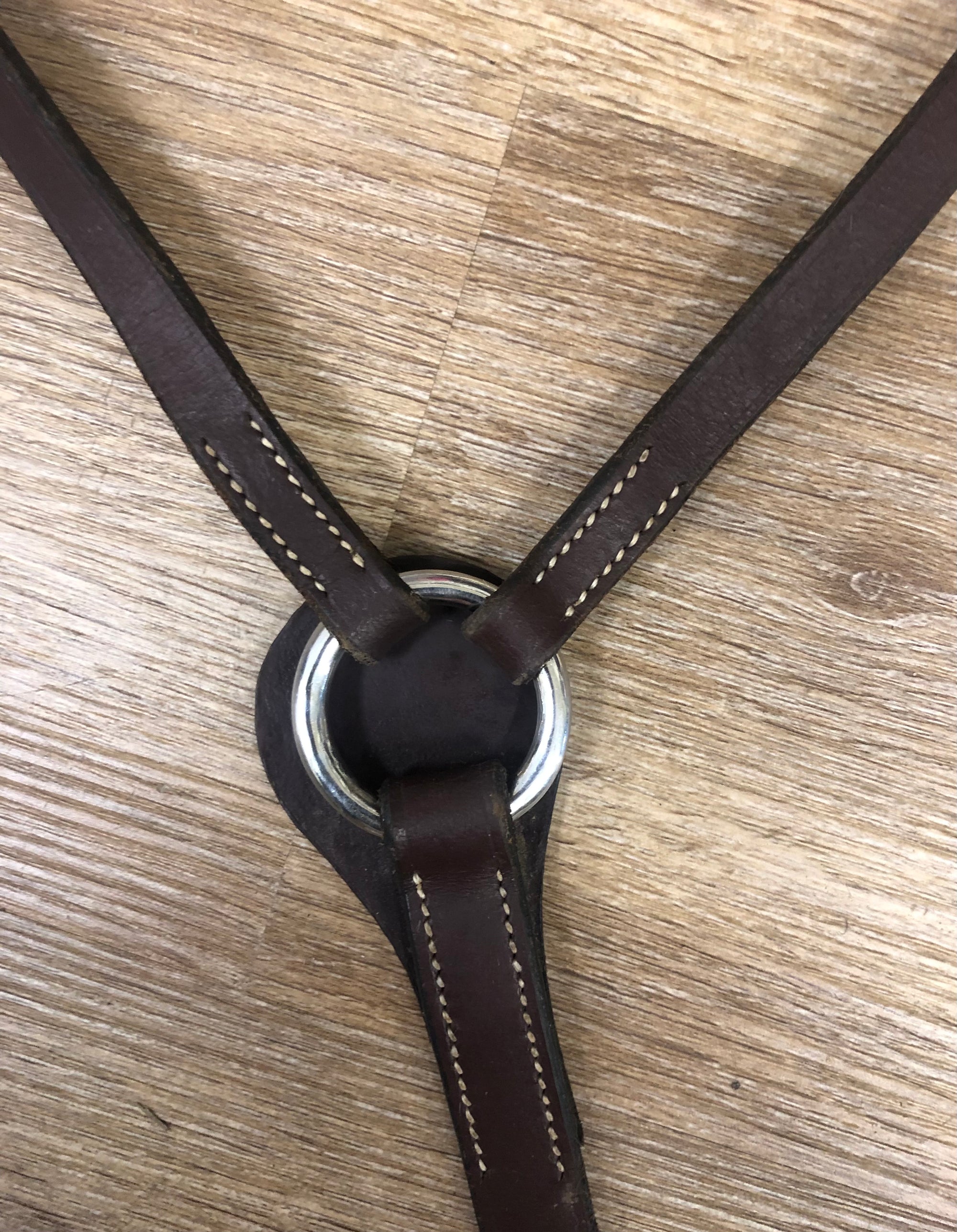 Brown Leather 3-Point Breastplate - Cob