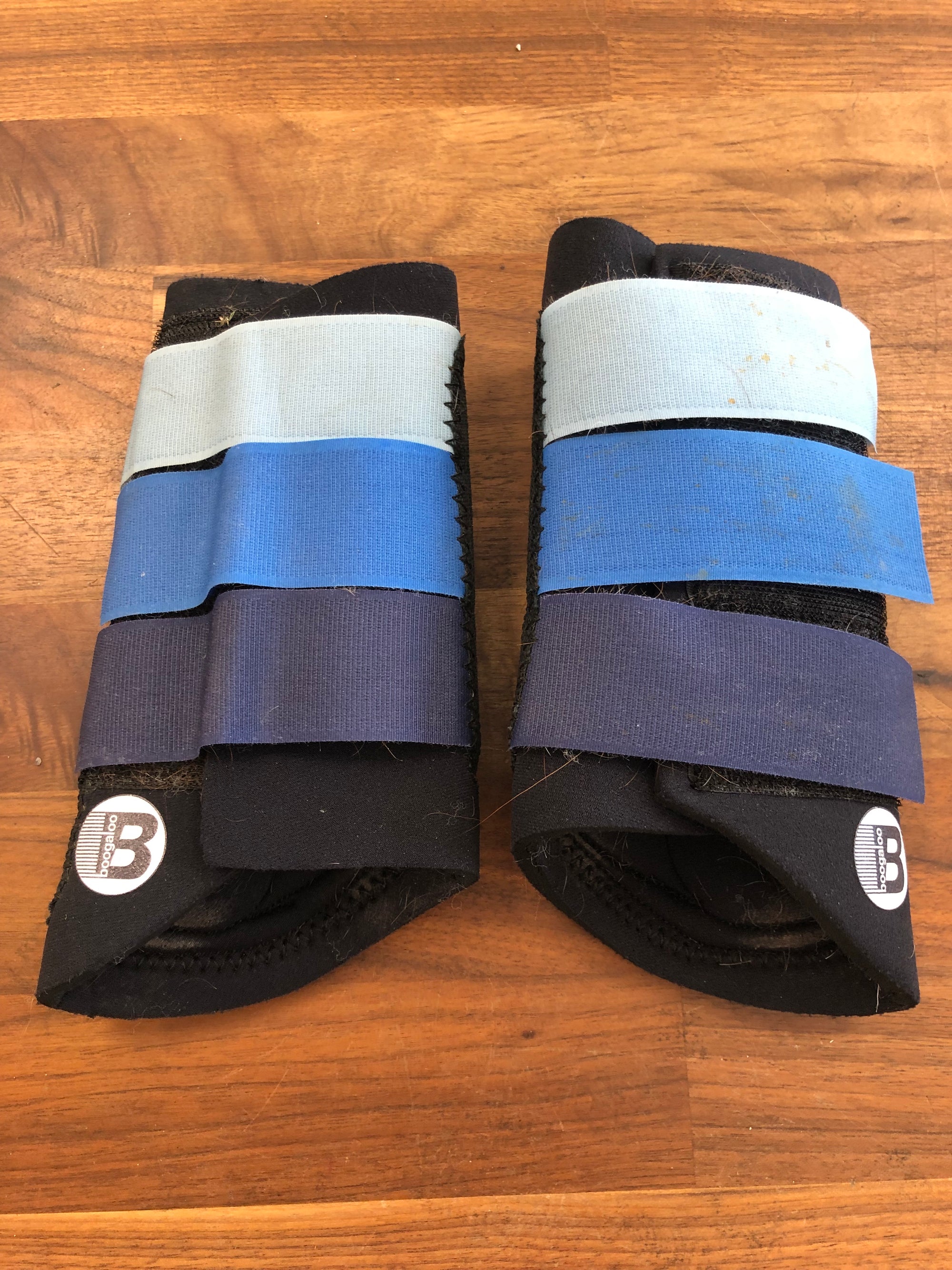 Black/Blue Boogaloo Boots - Pony