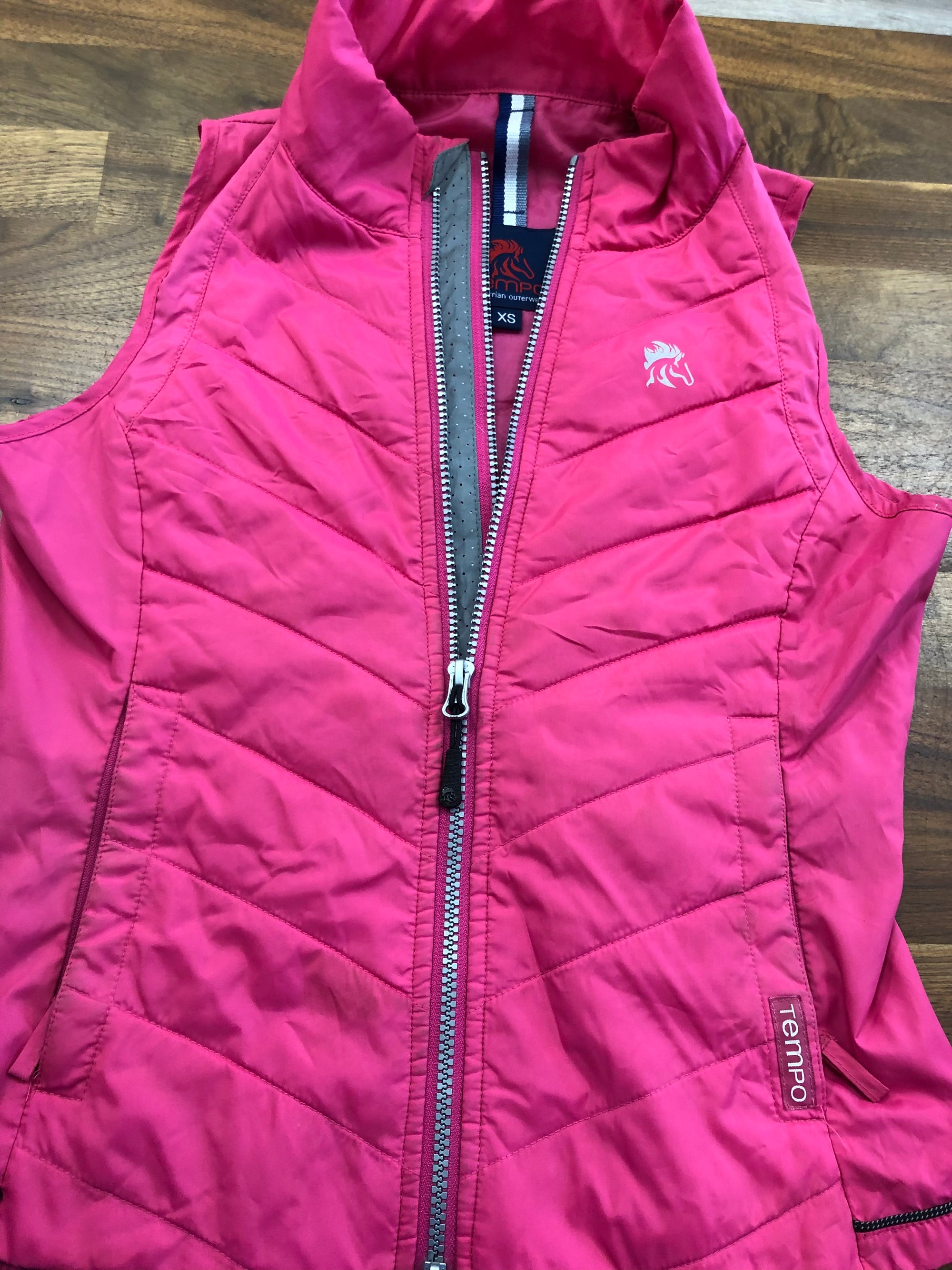 Tempo Hot Pink Ladies Vest - XS