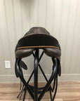 Fine Used 18” Schleese Brown Dressage Saddle & 26” Girth