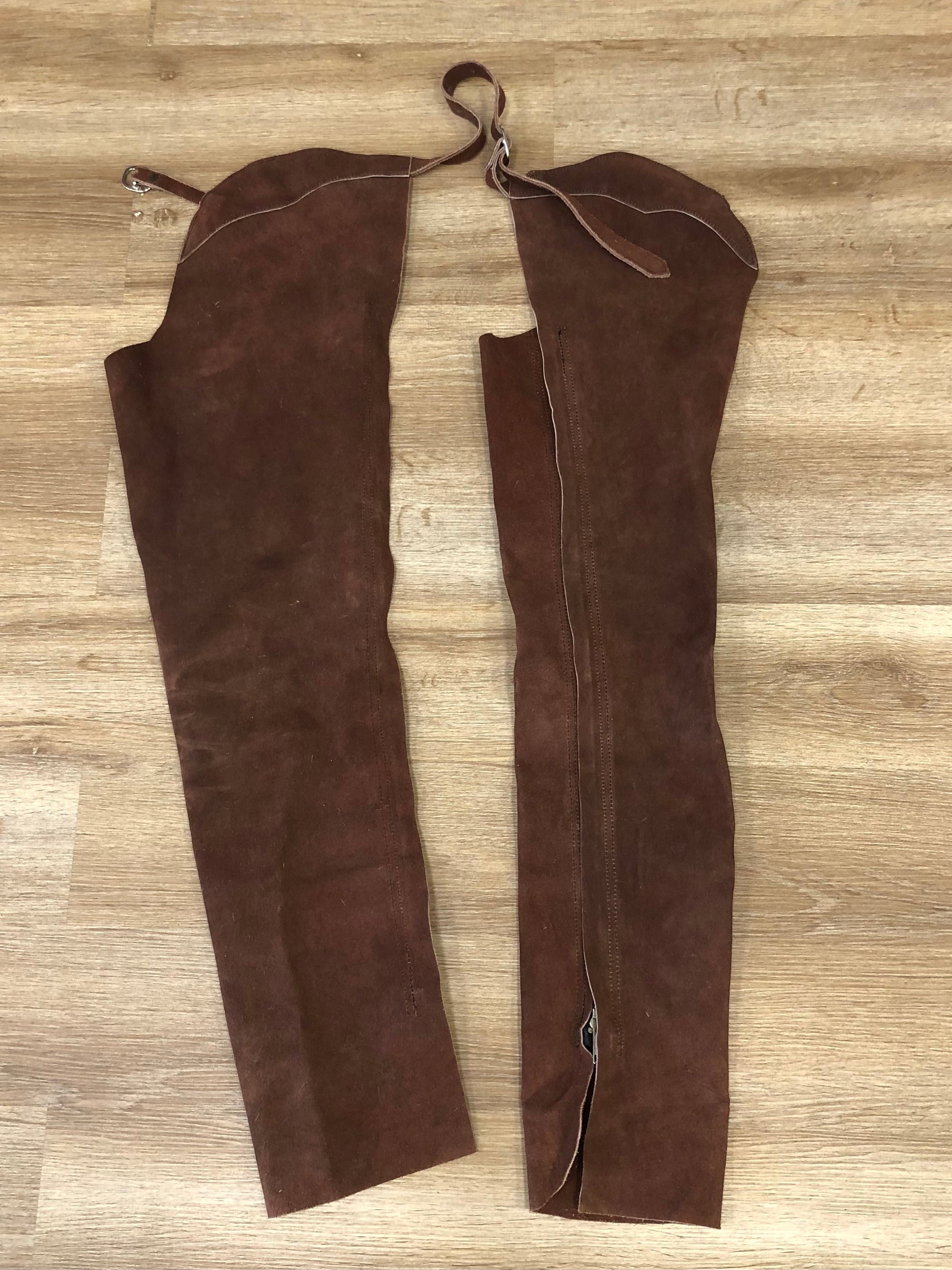 Brown Suede Full Chaps