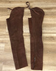 Brown Suede Full Chaps
