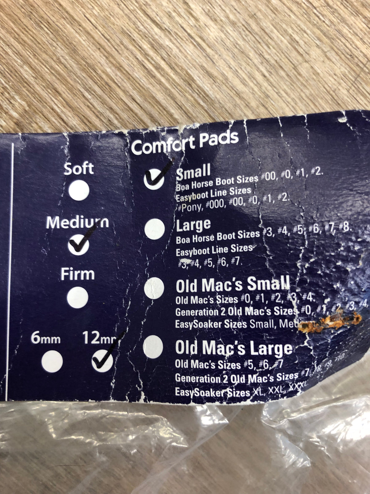 NWT EasyCare Comfort Pads - S/12mm thick/M firm