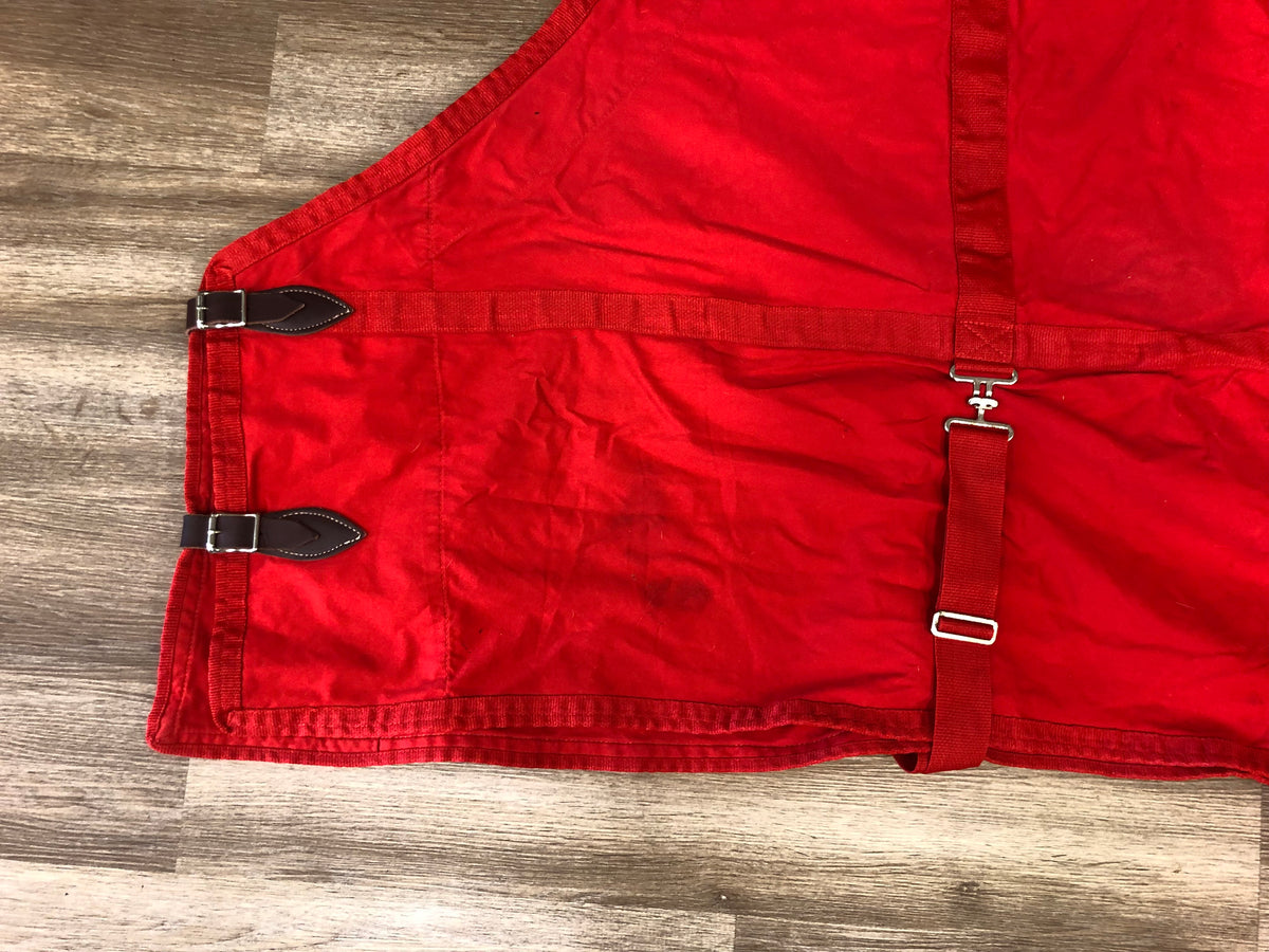 Red Cotton Stable Sheet
