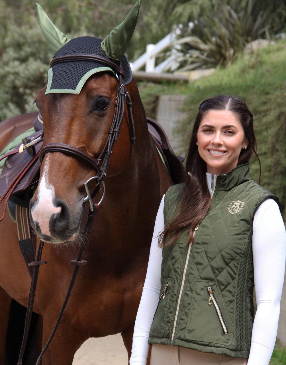 THE DEL MAR BARN VEST WITH FAUX FUR LINING