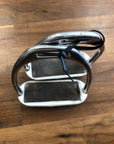 Stirrup Irons w/ Sandpaper Grip - 4.5”