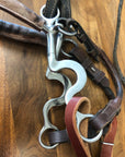 Brown Leather Headstall w/ Myler S Hackamore