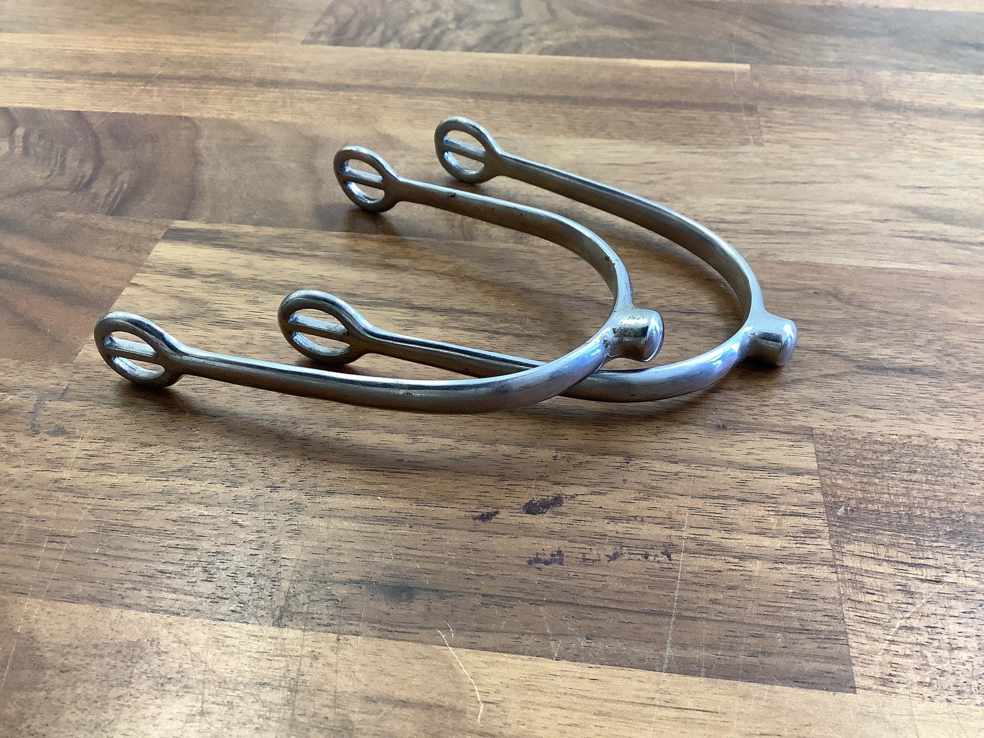 Fine Used Stainless Steel Spurs .25” - Horse & Hound Tack Shop 