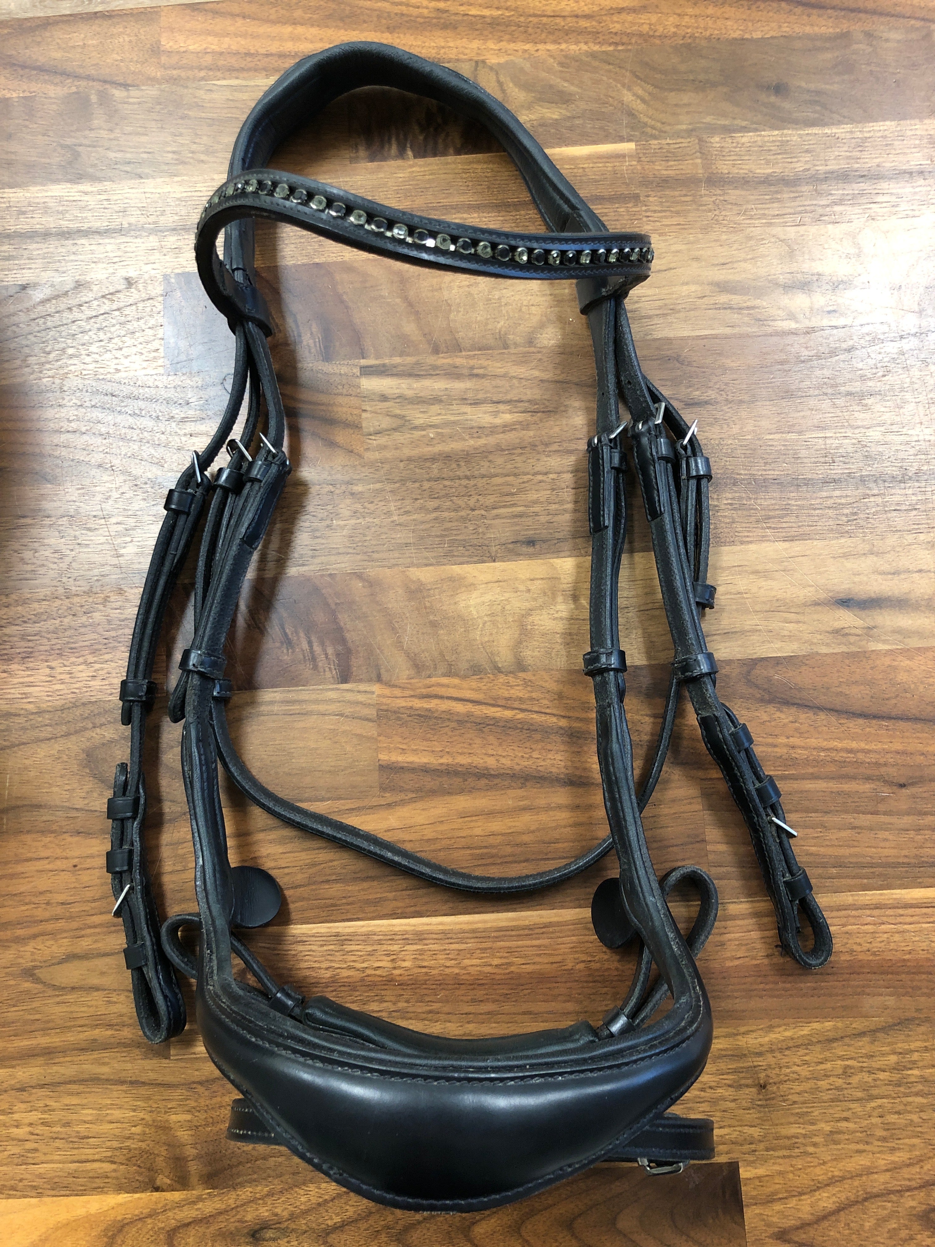 Fine Used Kieffer Anatomic Snaffle Bridle