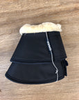 Eskadron Faux Fur Bell Boots Navy - L