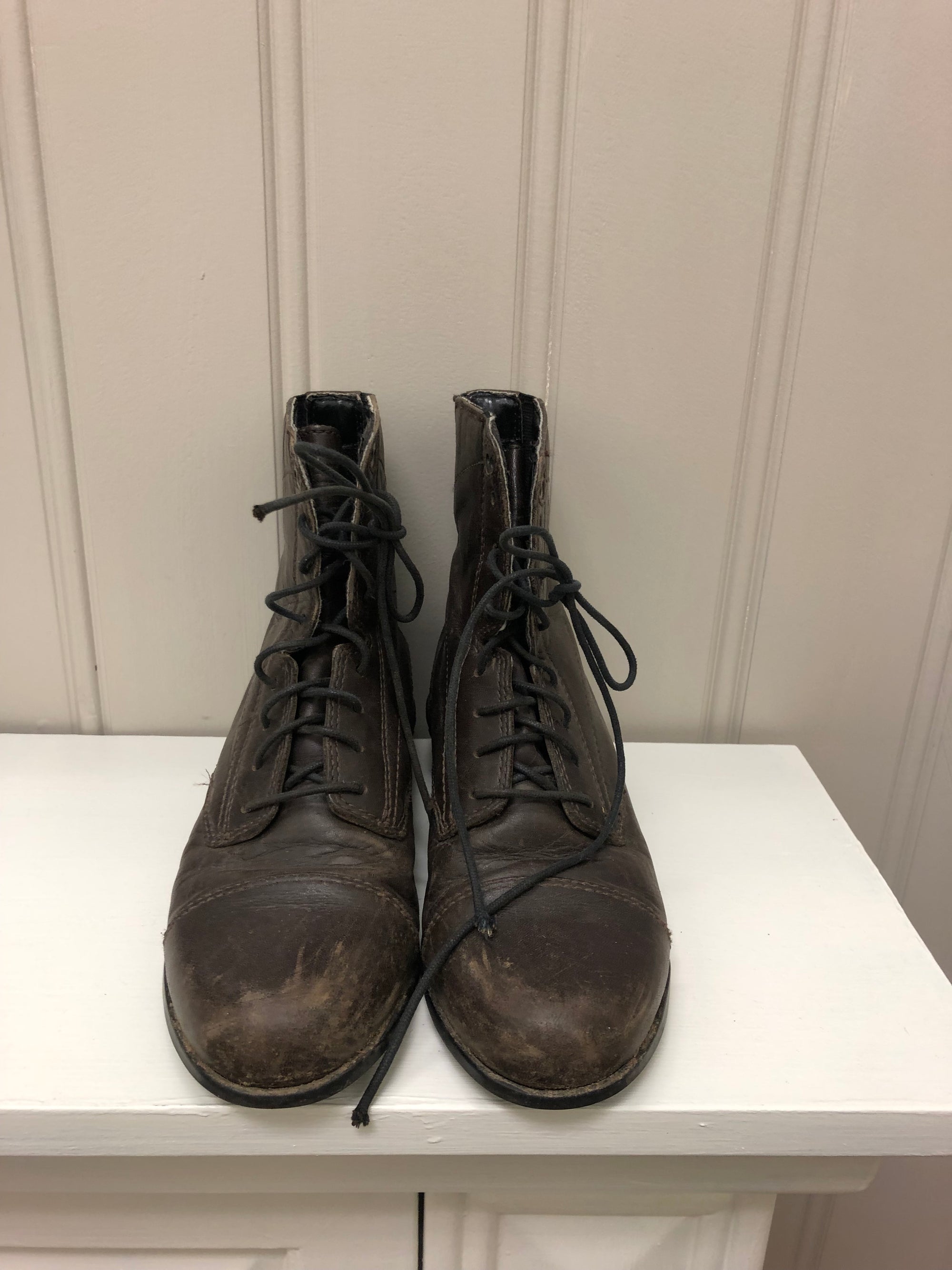 Kids Brown Ariat Paddock Boots - 2