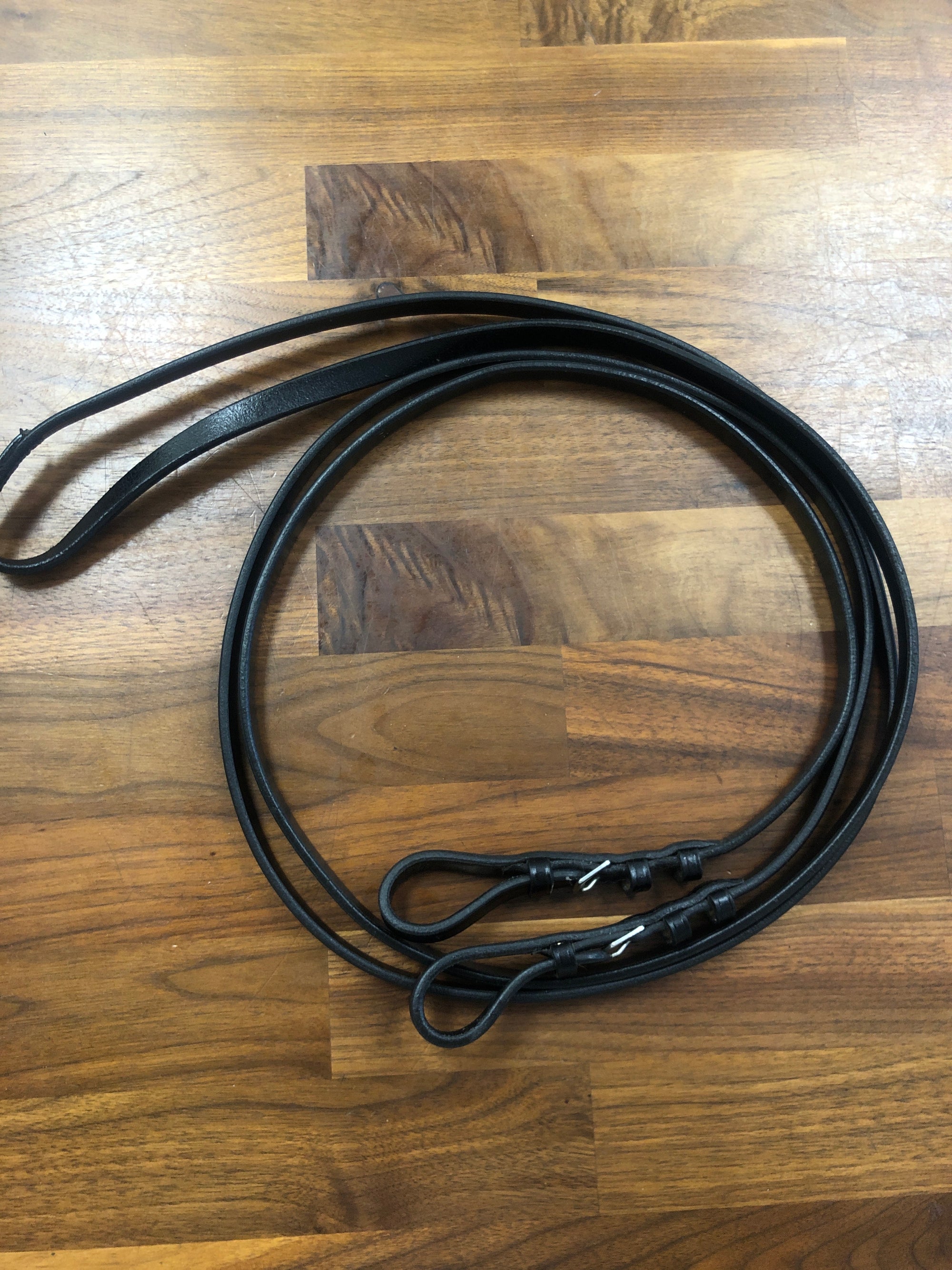 Fine Used Kieffer (Double Bridle) Leather Reins - Horse & Hound Tack Shop 