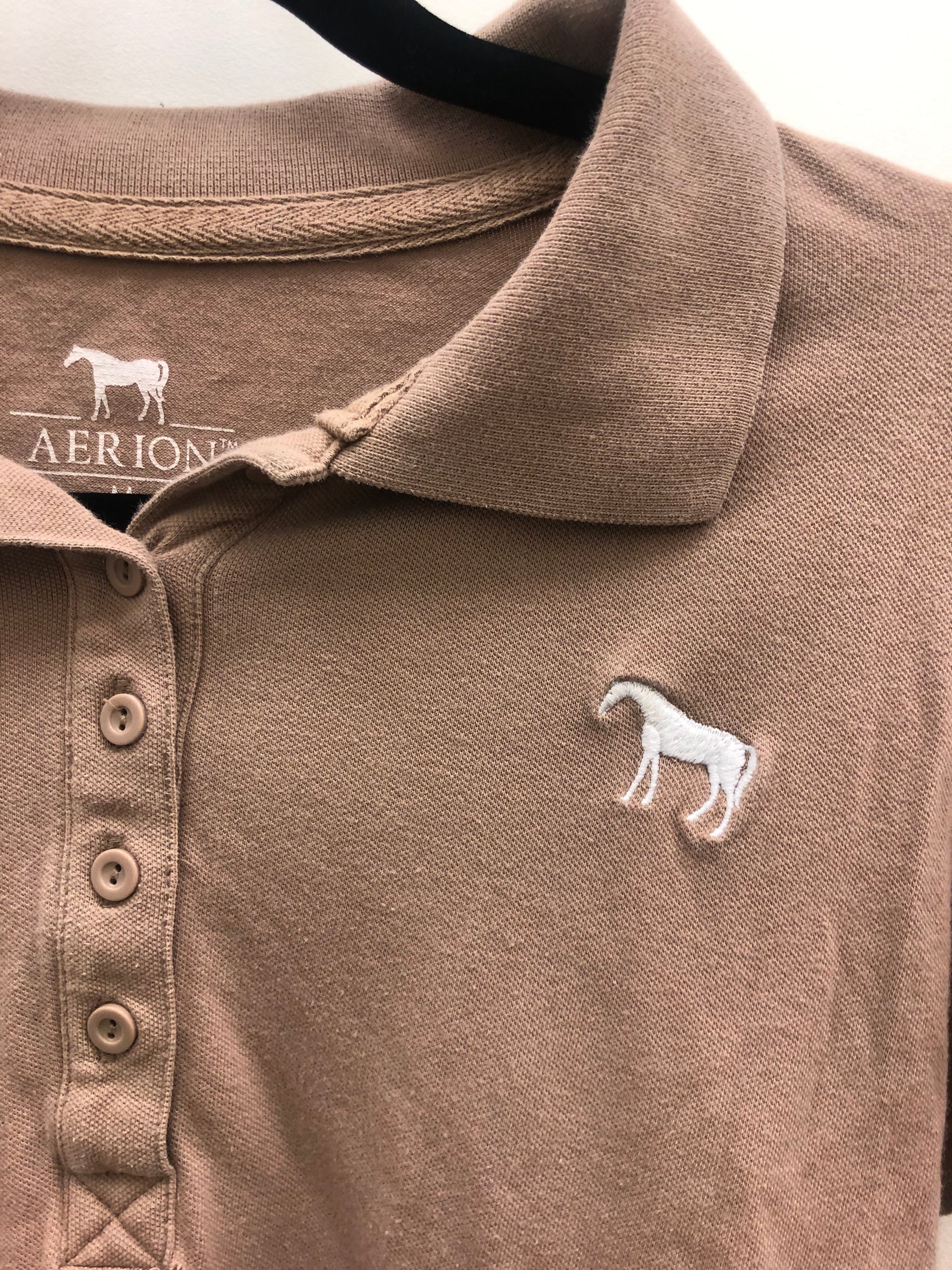 Aerion Tan Polo Short Sleeve - M