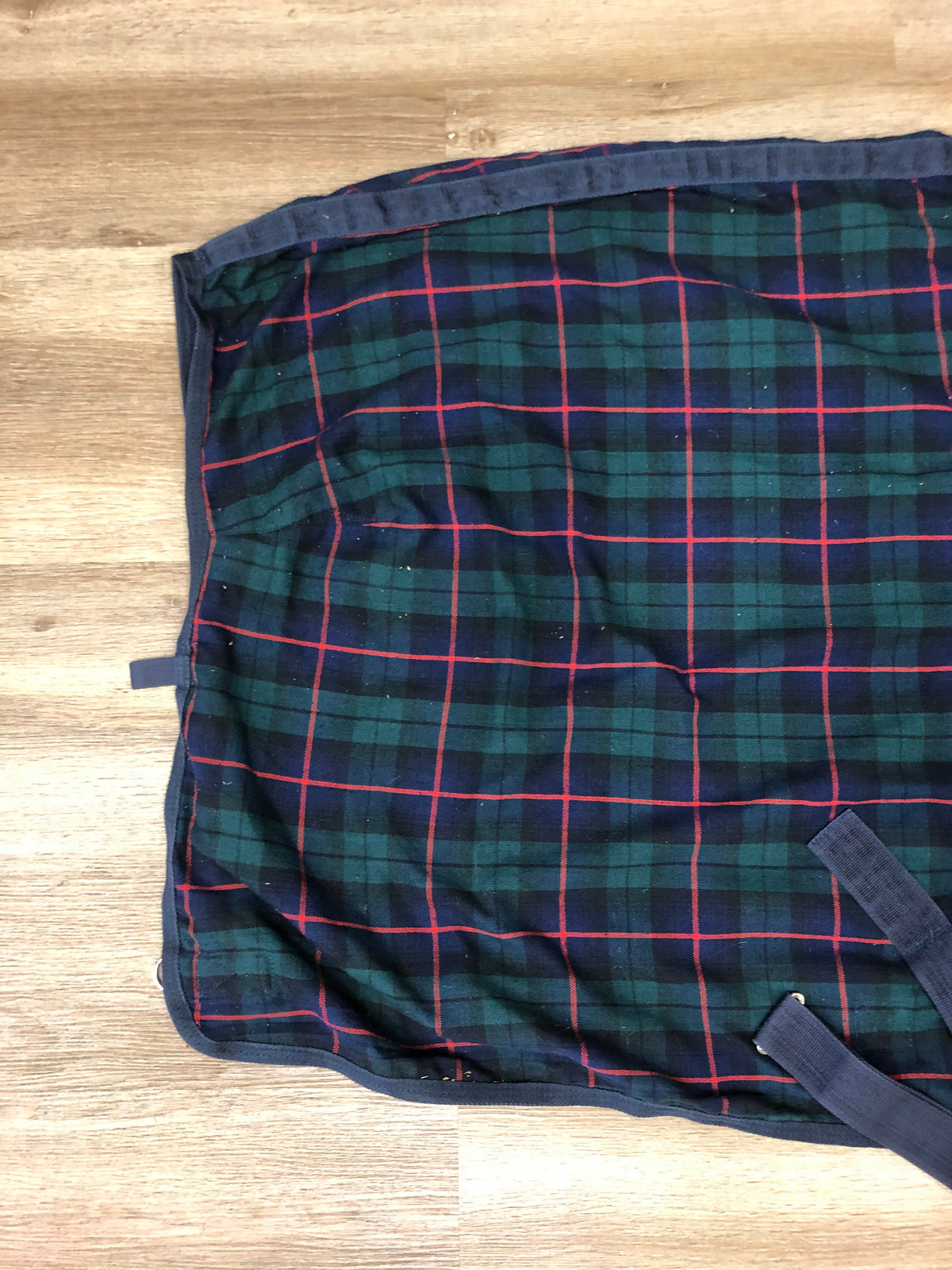 Plaid Cotton Stable Sheet