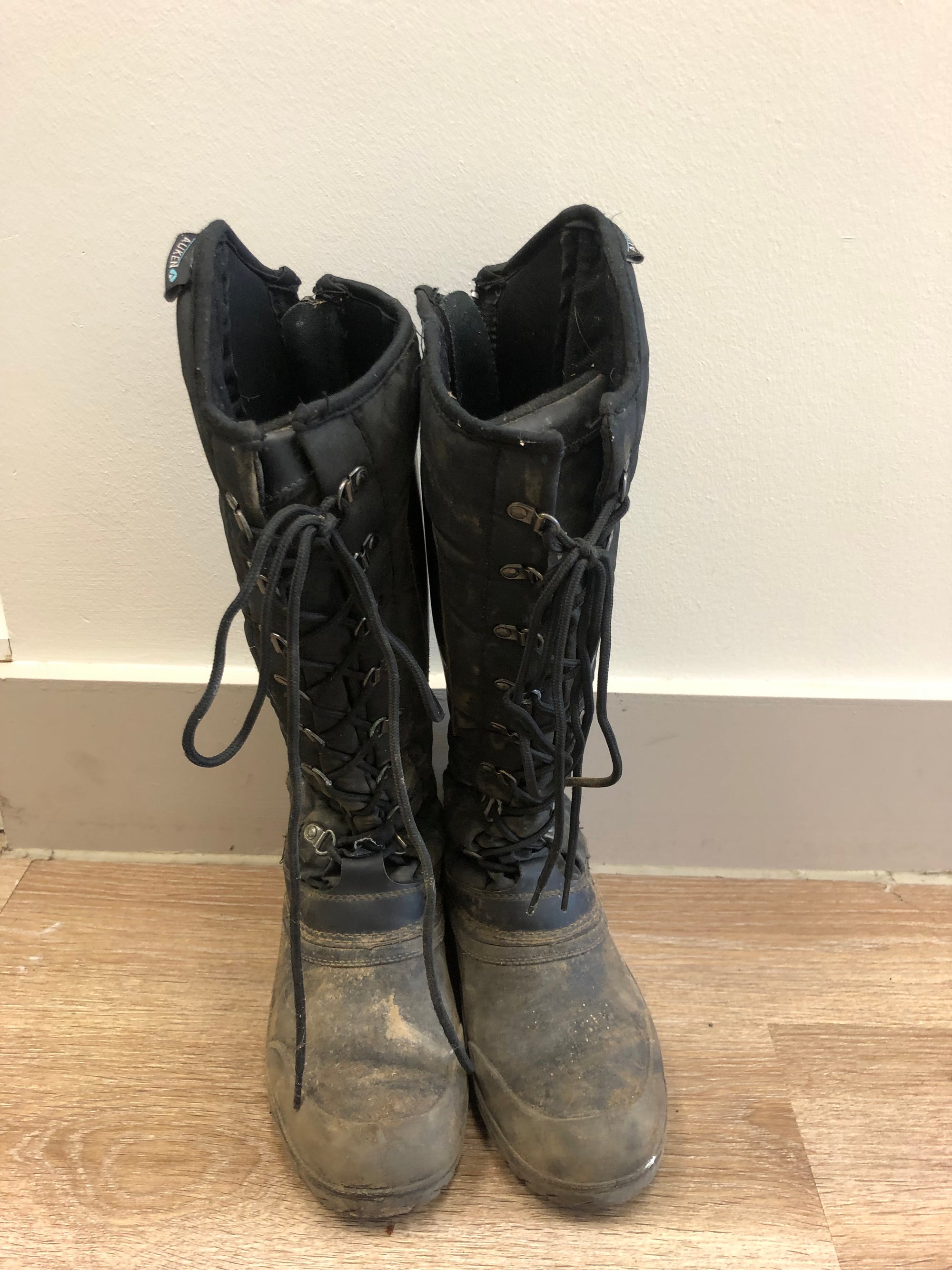 Auken Lace Up Winter Tall Boots - 5