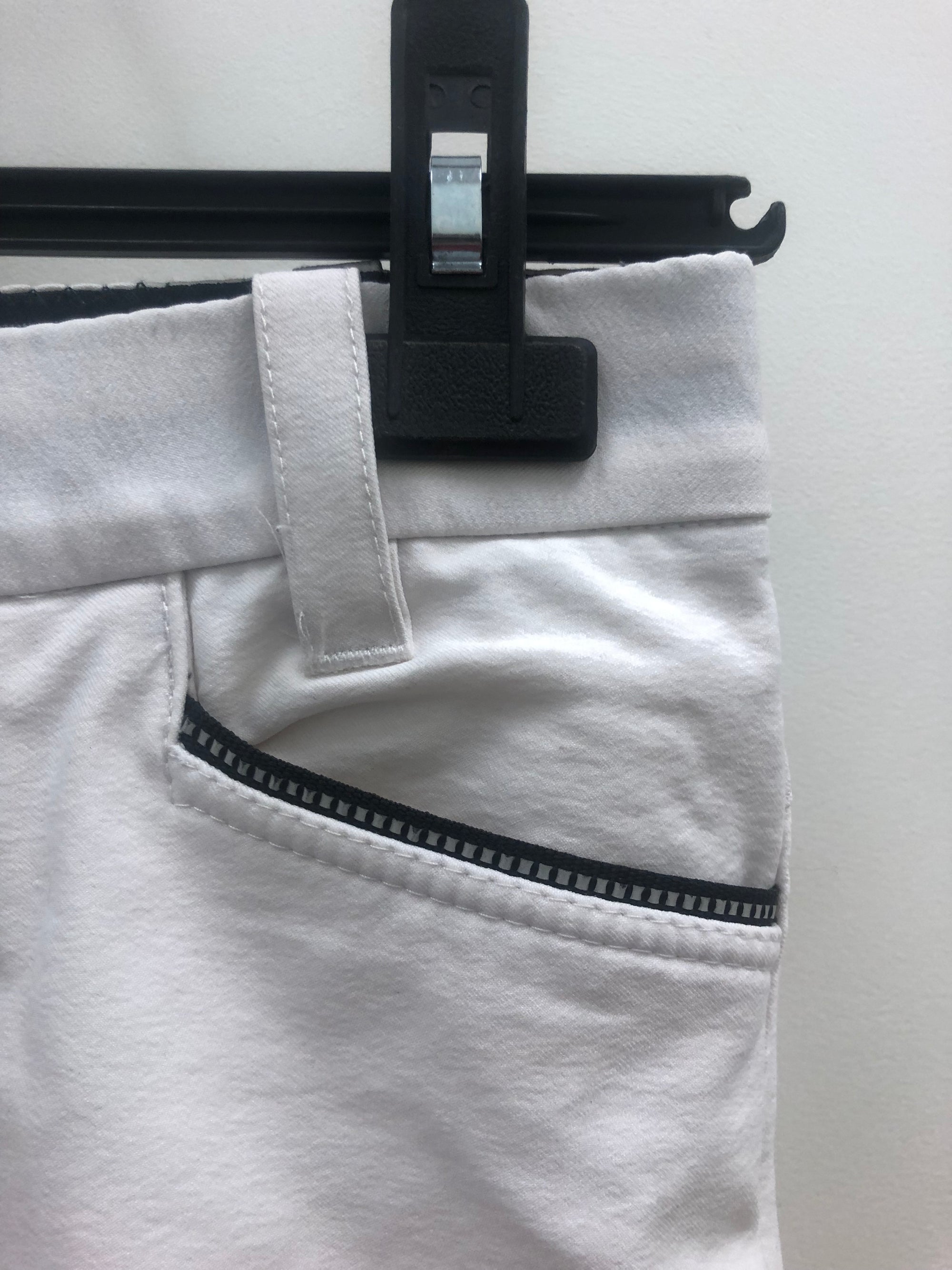 Fine Used Horseware White Suede KP Breech - 24