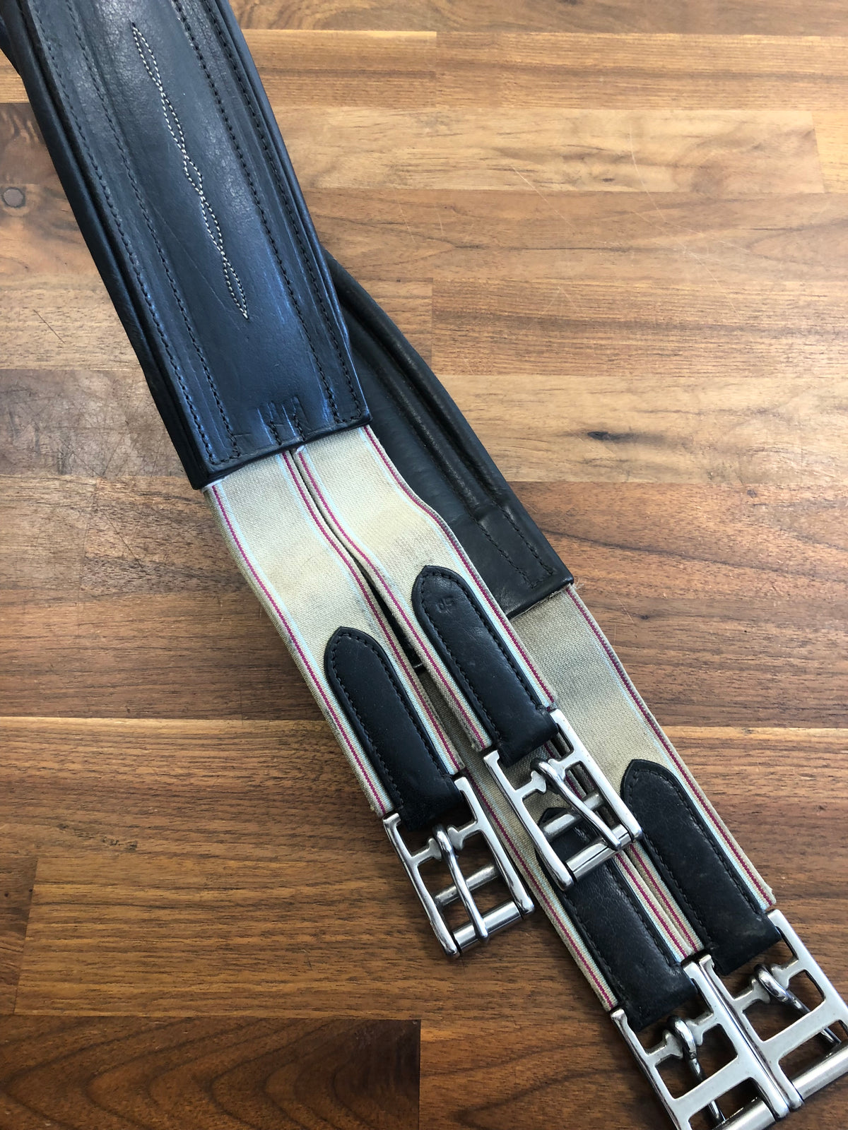 Black Leather Girth - 50”