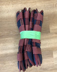 Navy/Burgundy Shipping Boots - Pony