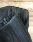 Black Synthetic Half Chaps - XXW