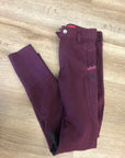 Kids Elation Red Label Burgundy KP Breech - size 12