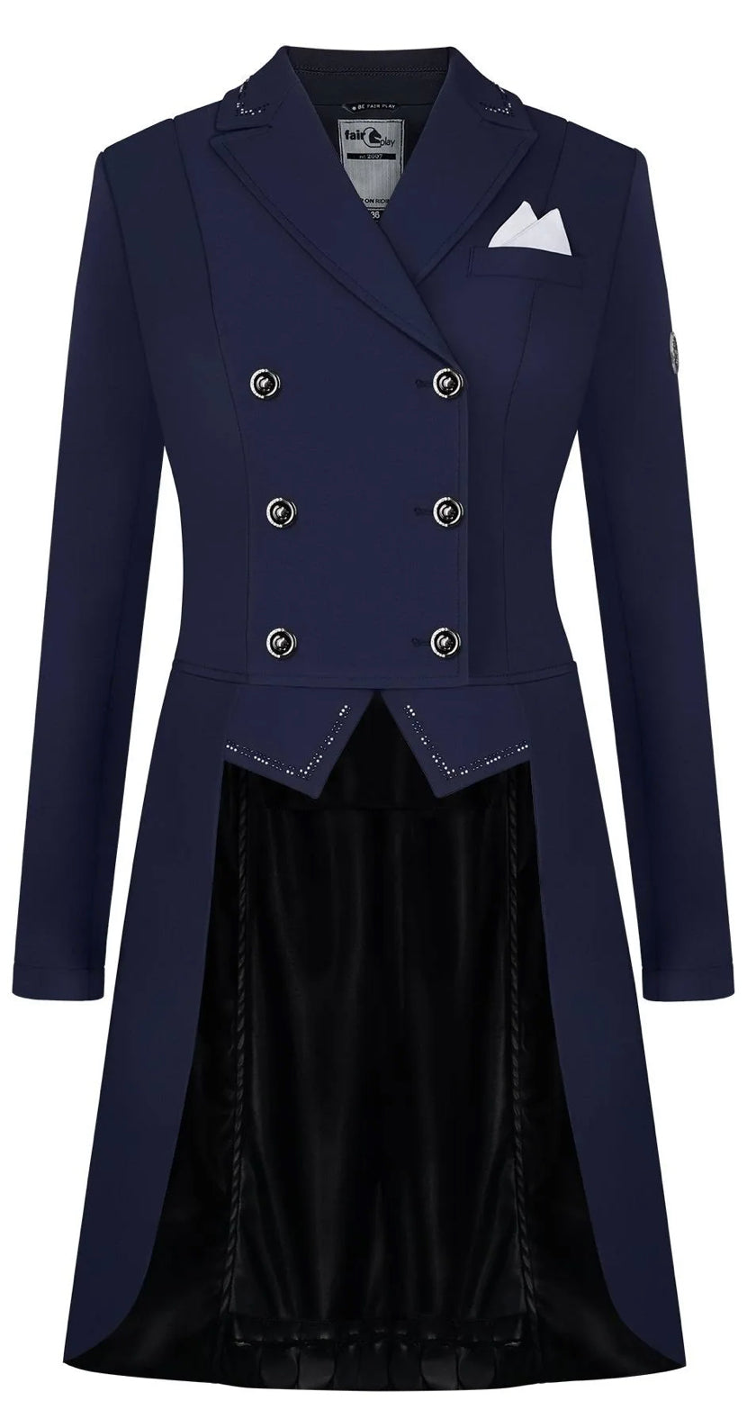 NWT Navy Fair Play Nadine Tailcoat - 38