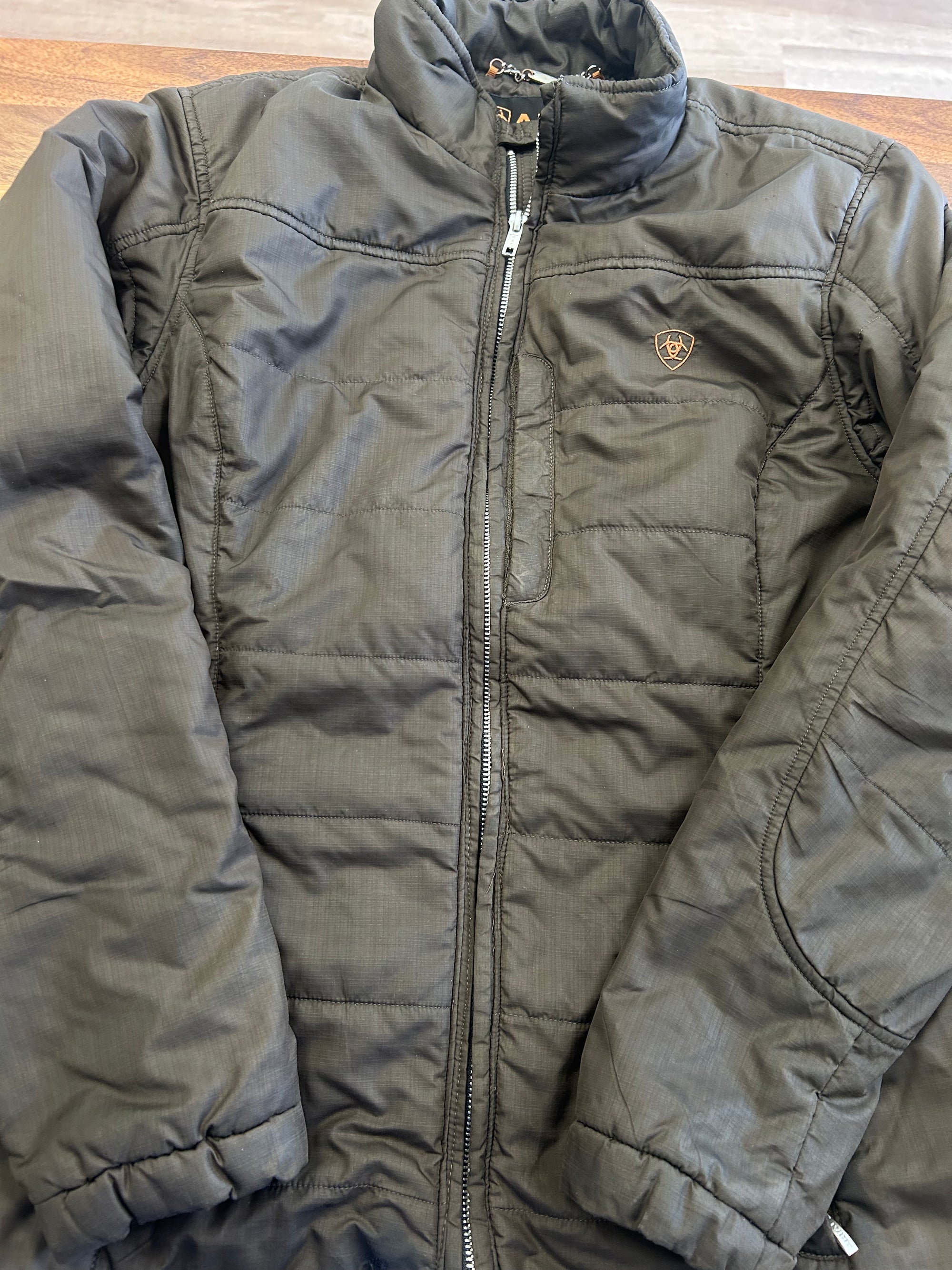 Brown Ariat Insulated Jacket - L