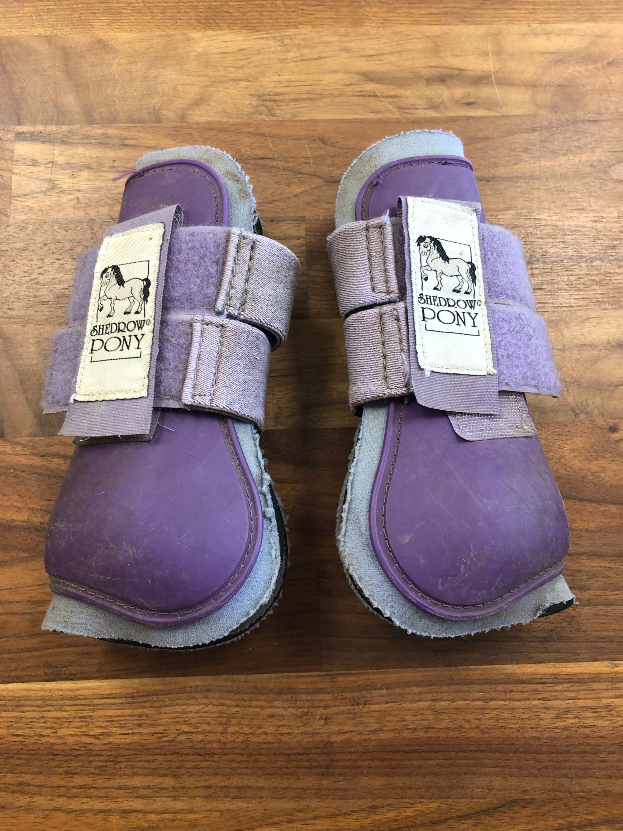 Shedrow Purple Jump Boots - Pony