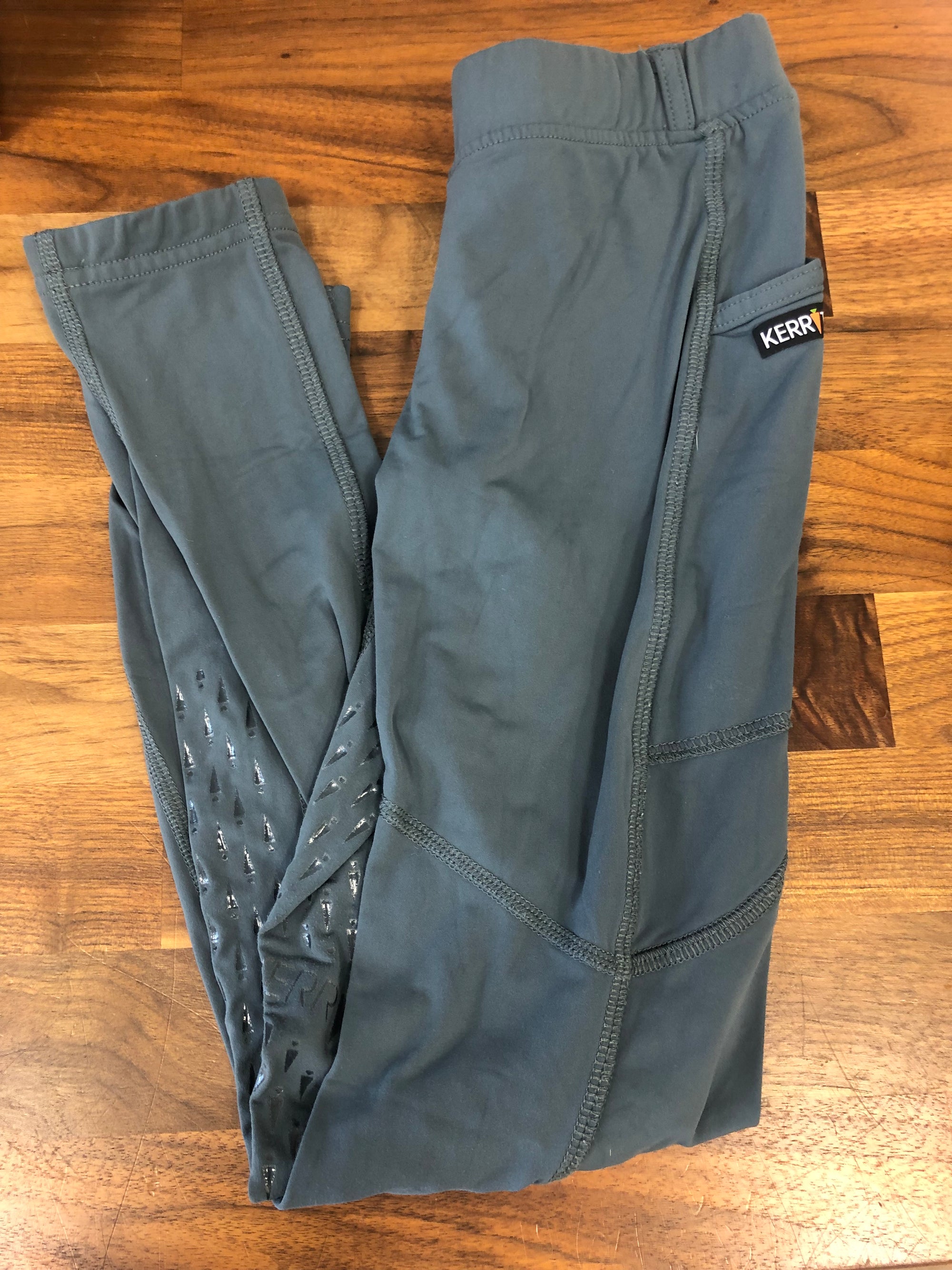 Kerrits Grey FS Tights - Kids L