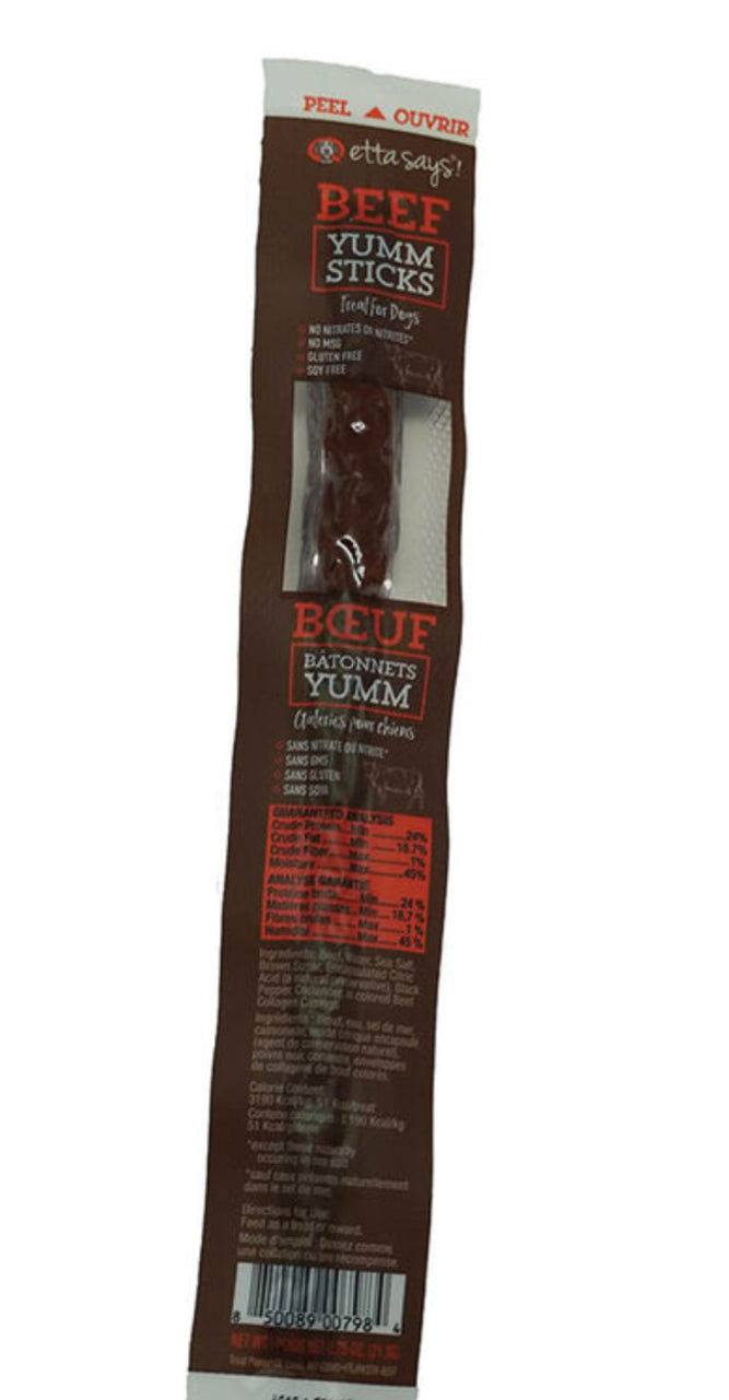 Etta Says! Beef Yum Sticks - Horse & Hound Tack Shop 