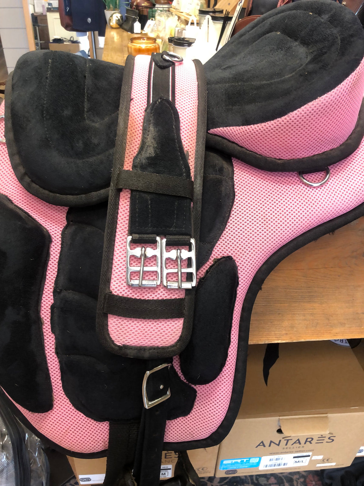 Pink Treeless Pony Saddle