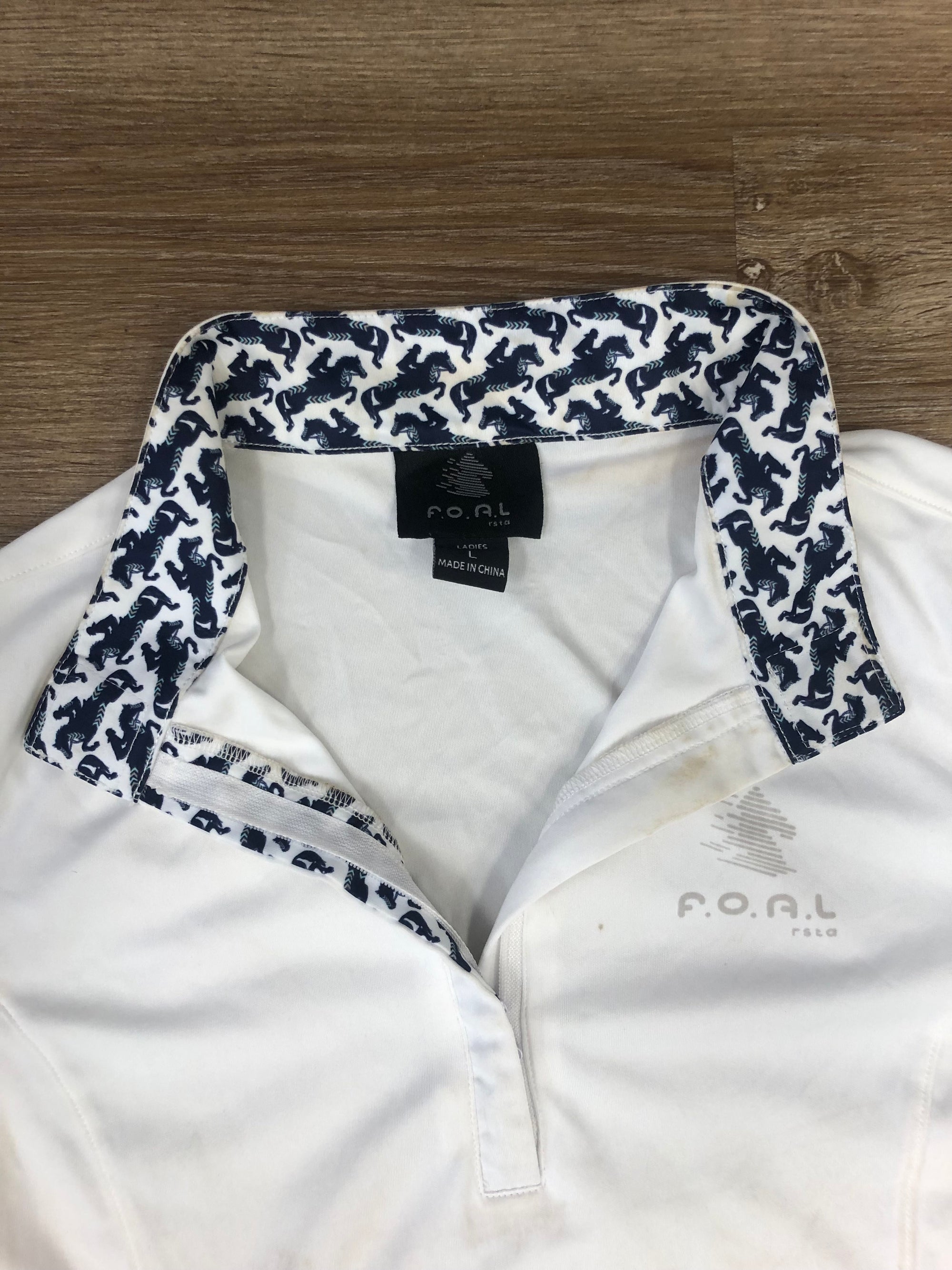 F.O.A.L. White Short Sleeve Show Shirt
